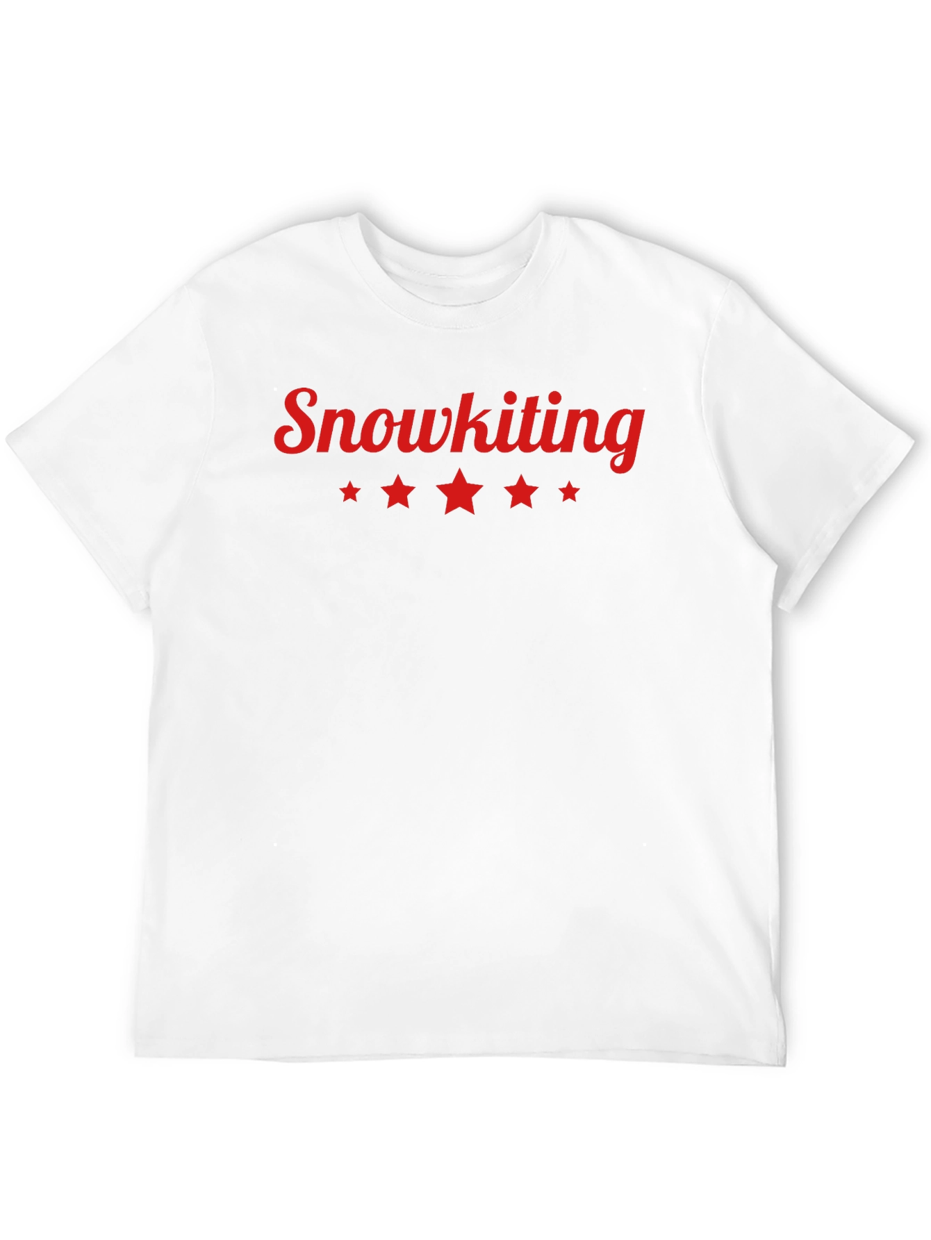 Black Snowkiting Graphic Tee - Stylish Black Cotton T-Shirt view 12