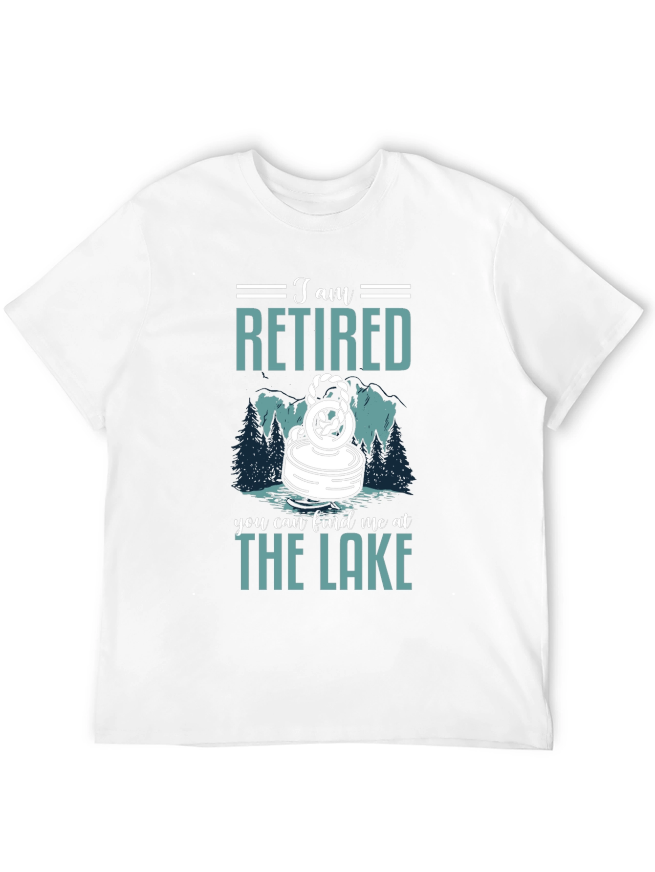 Black Retired Lake T-Shirt view 12