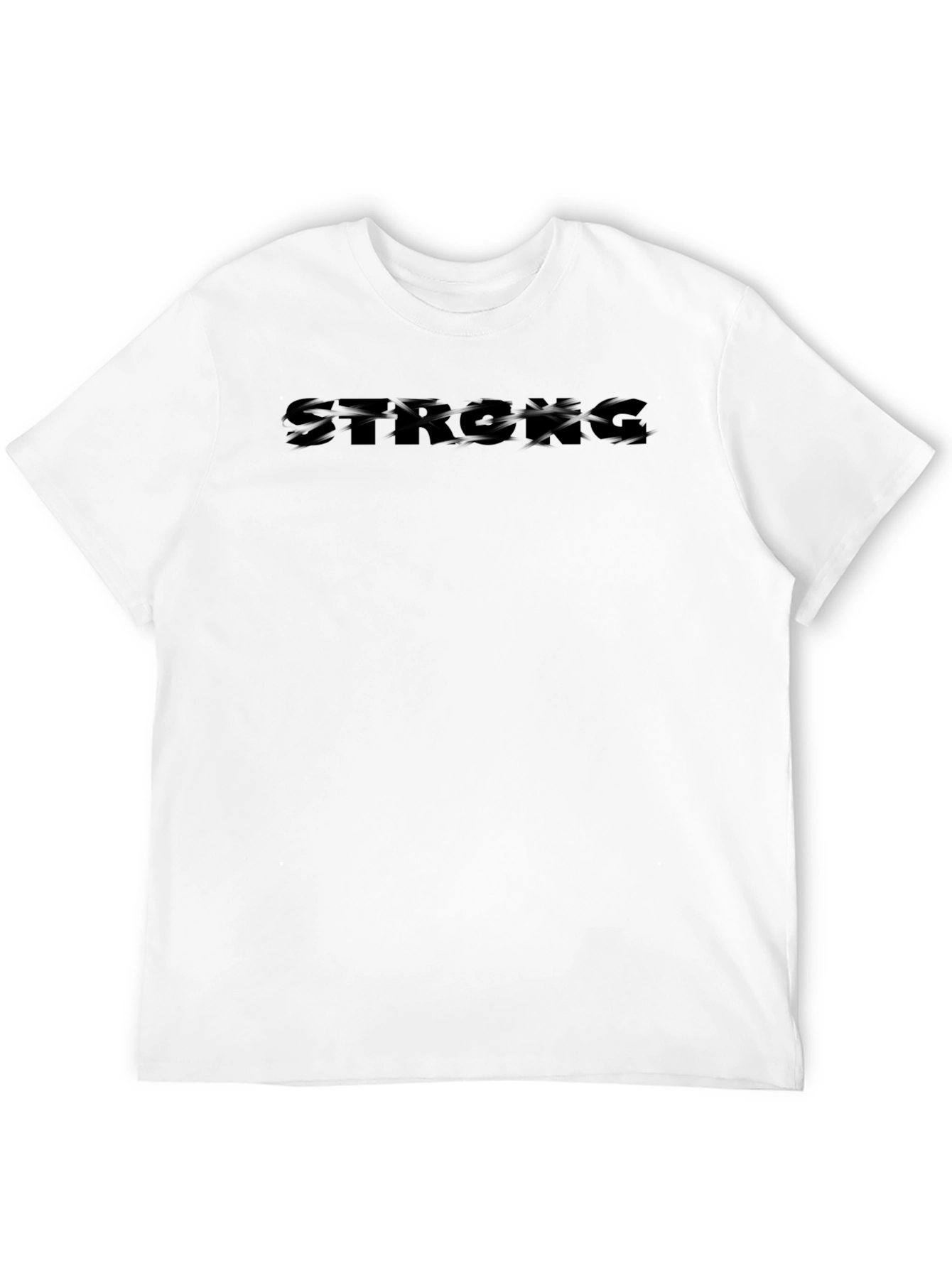 Black Strong Graphic Black T-Shirt view 12