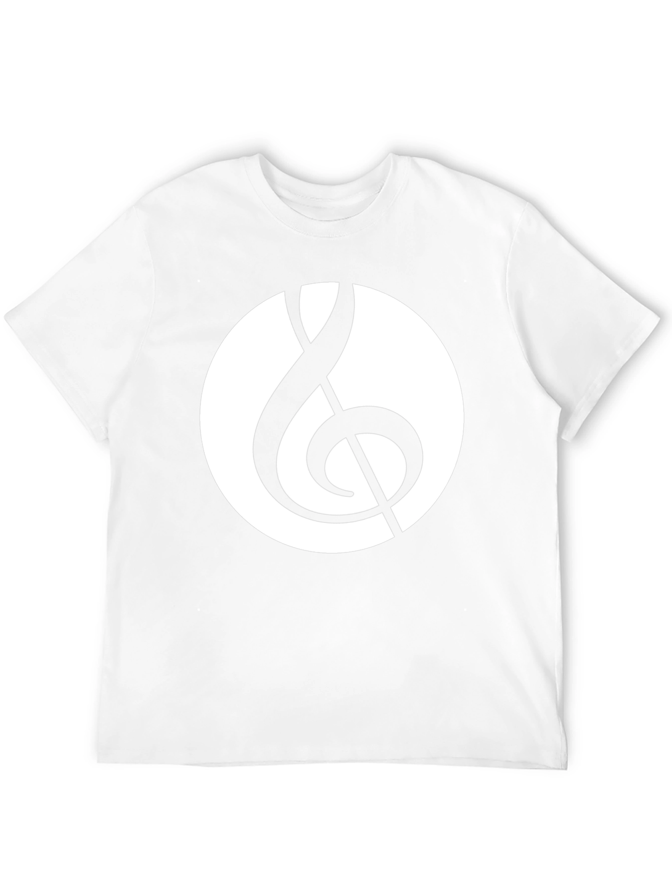 Black Musical Treble Clef Graphic T-Shirt view 12