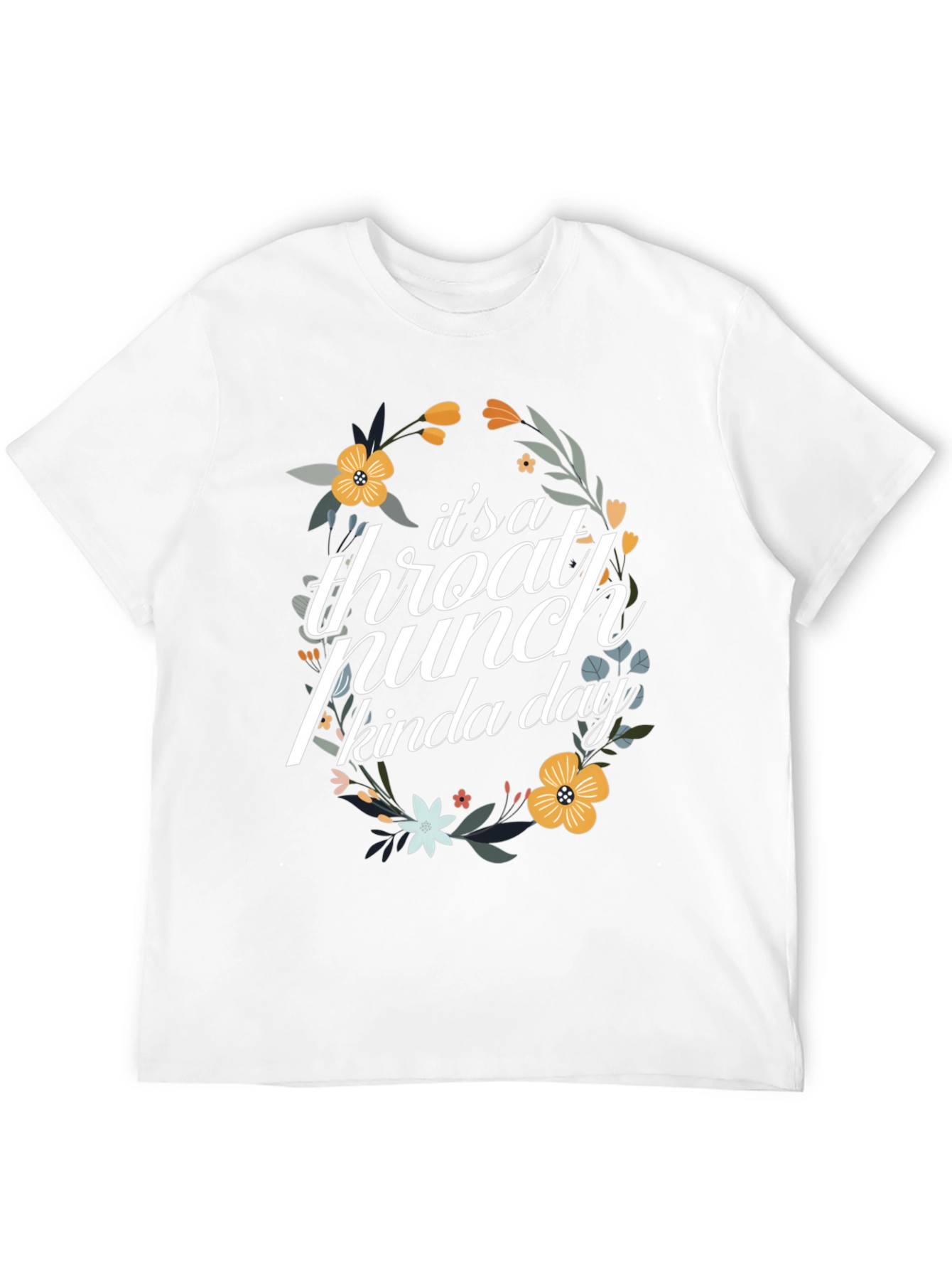 Black Throat Punch Kinda Day Graphic Tee - Unisex view 12