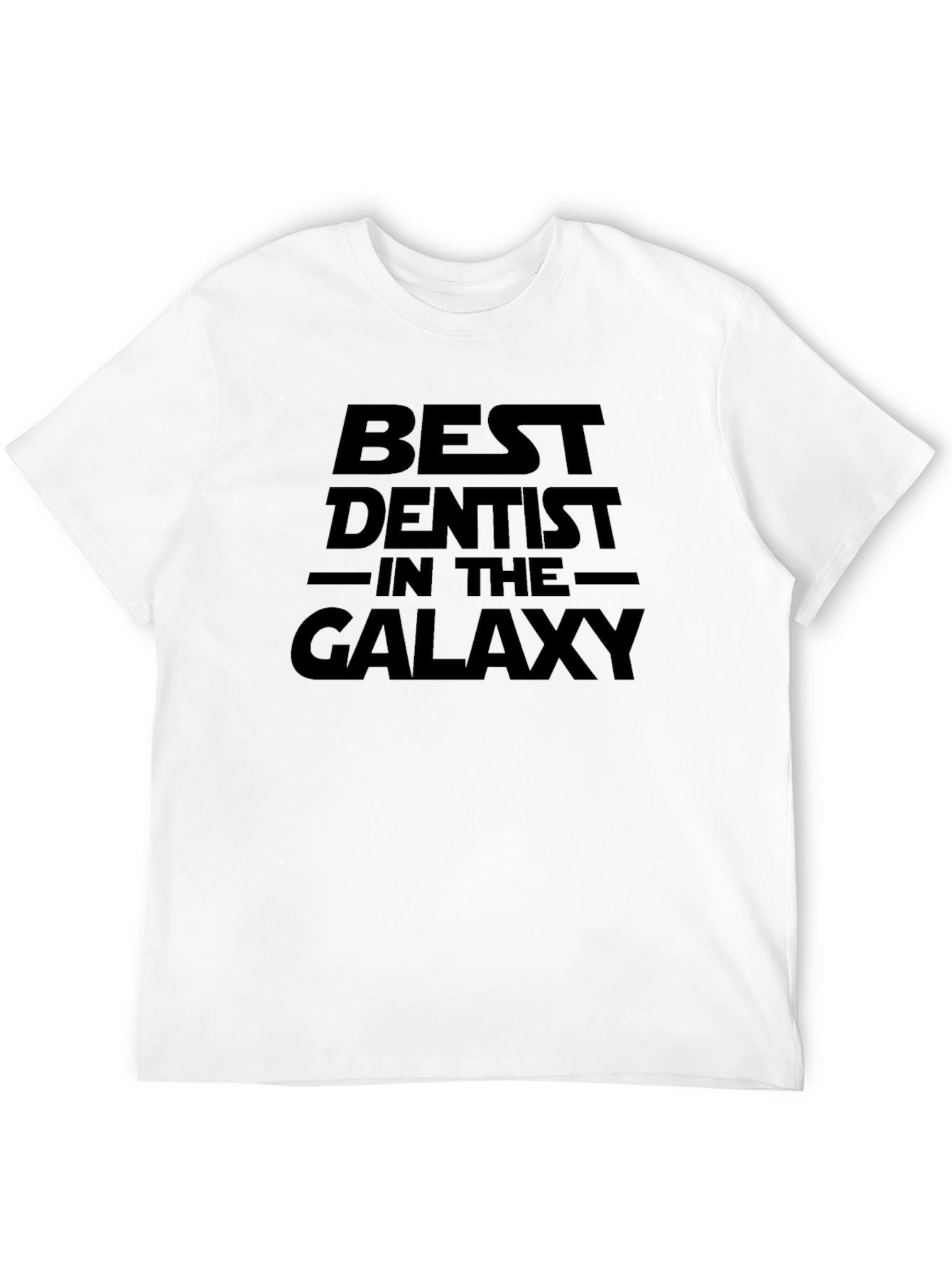 Black Best Dentist in the Galaxy T-Shirt view 12