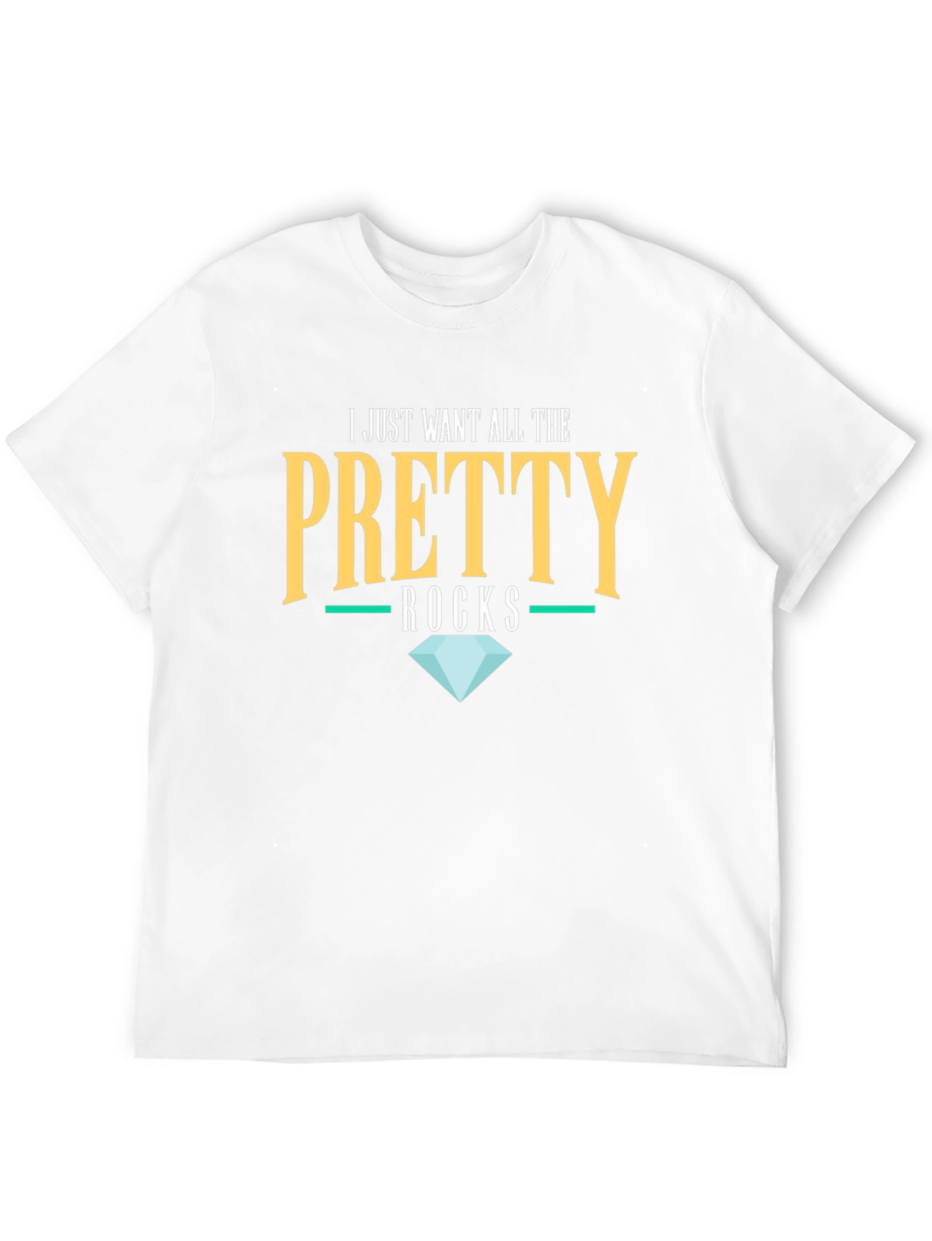 Black Pretty Rocks T-Shirt -  Diamond Lover's Tee view 12