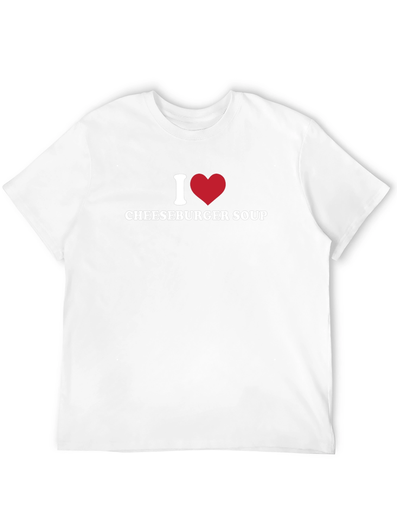 I Heart Cheeseburger Soup Black T-Shirt - 12