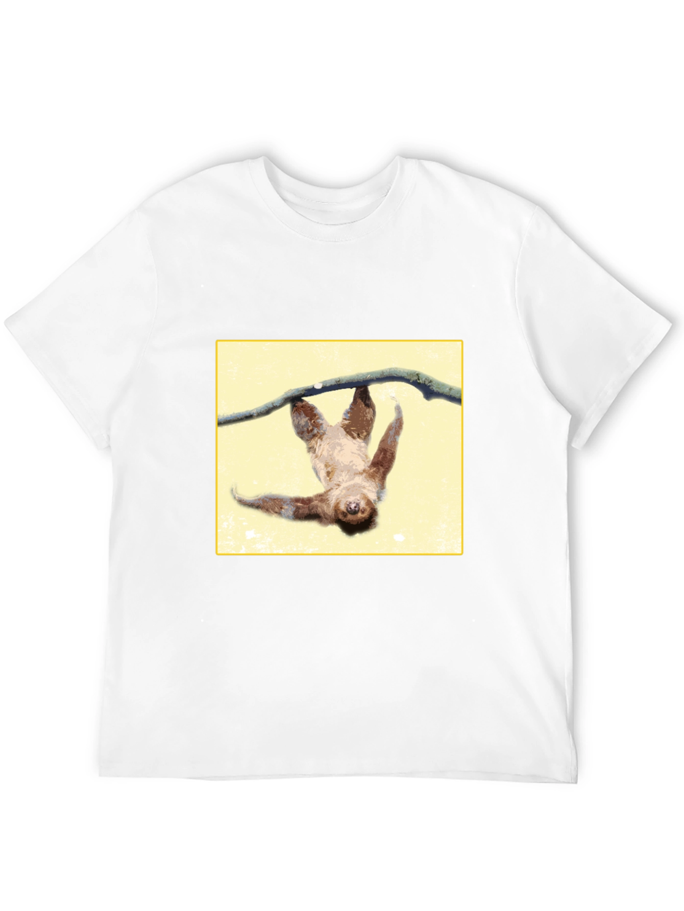 Black Sloth Hanging Around T-Shirt view 12