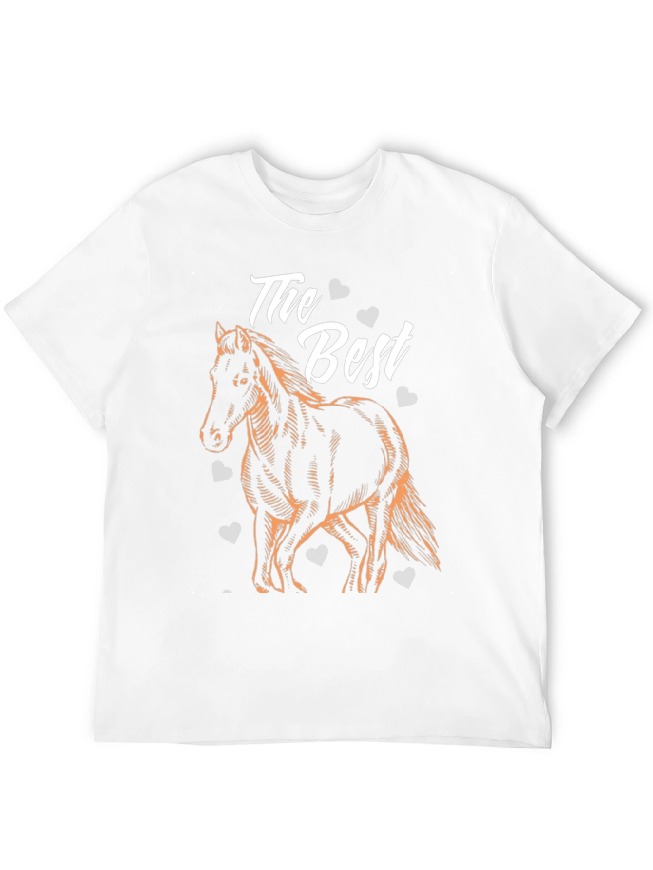 Black The Best Horse Graphic T-Shirt view 12