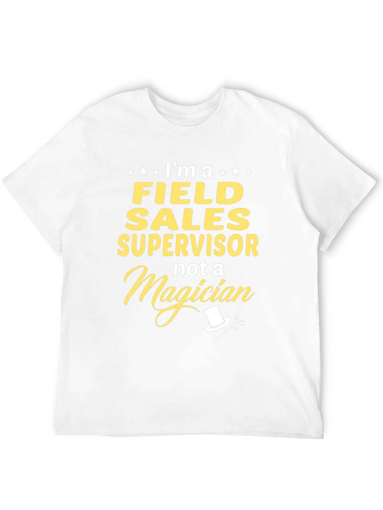 Black Field Sales Supervisor Funny T-Shirt view 12