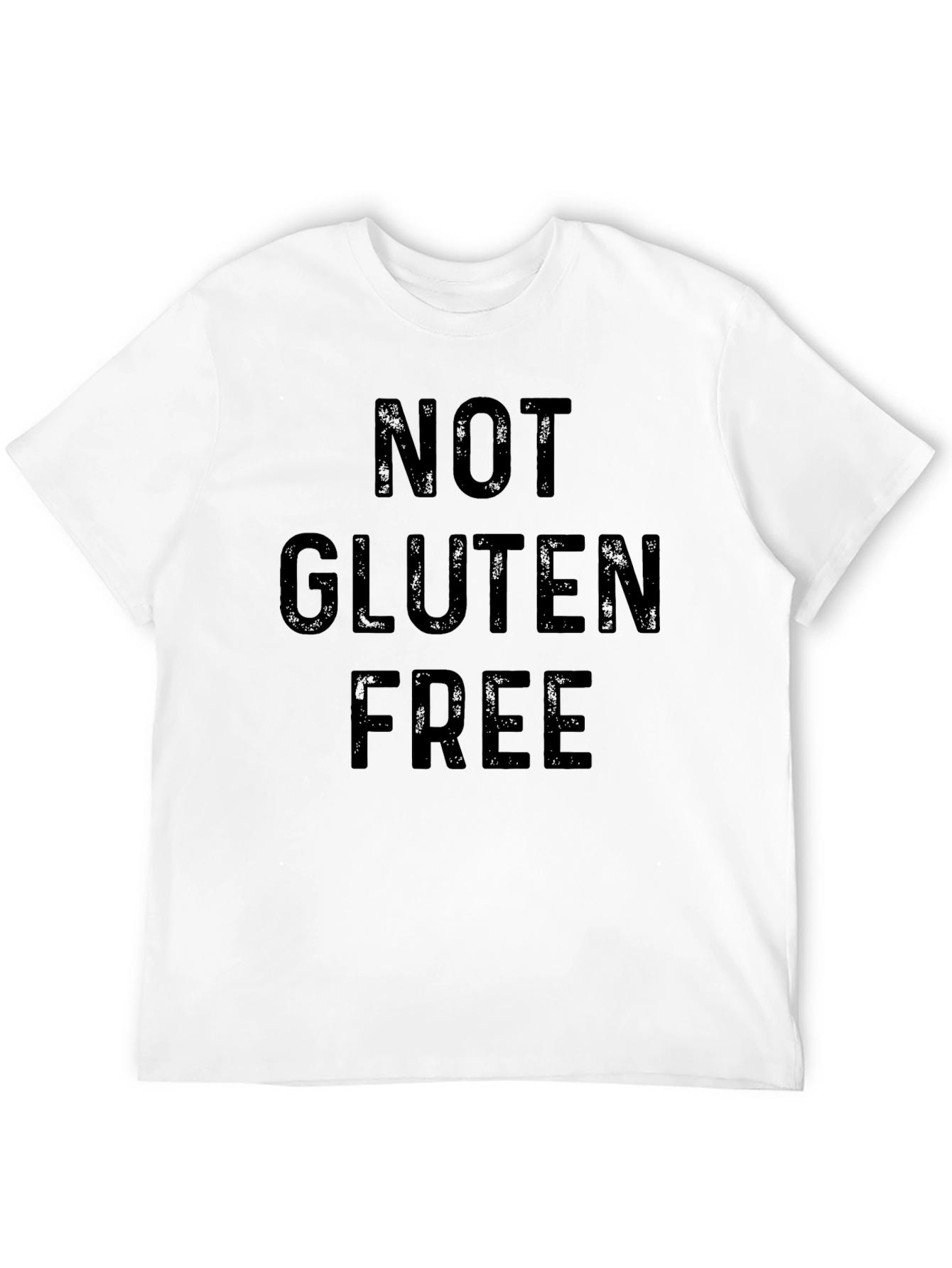 Black Not Gluten Free Graphic T-Shirt - Black view 12