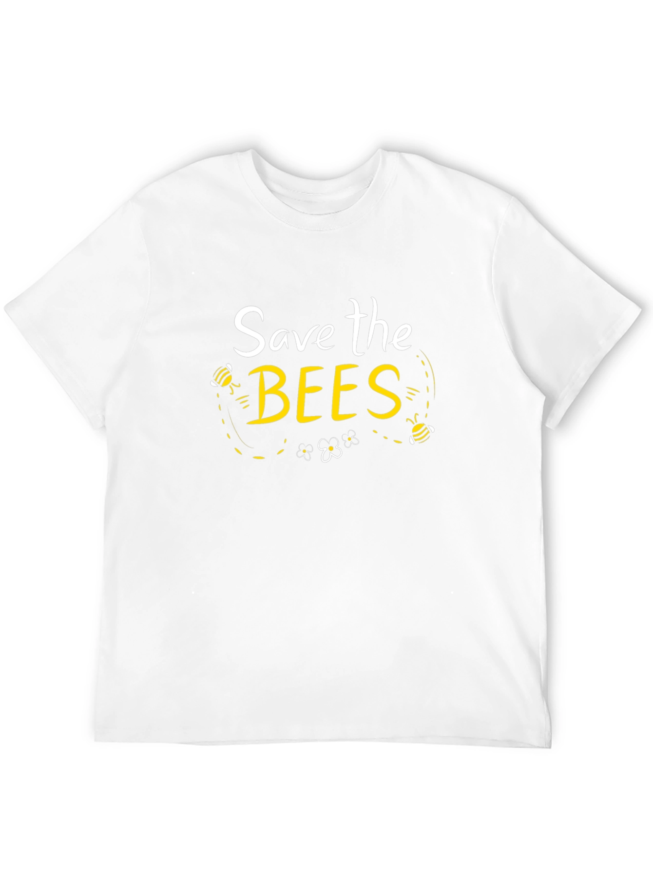Black Save the Bees Graphic T-Shirt - Black view 12