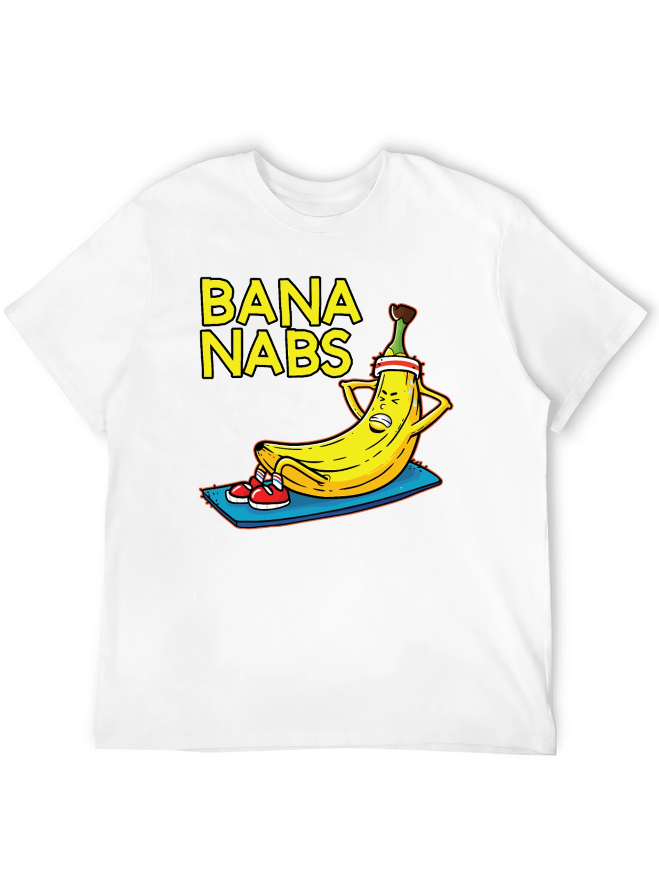 Black Bana Nabs Funny Workout T-Shirt  view 12