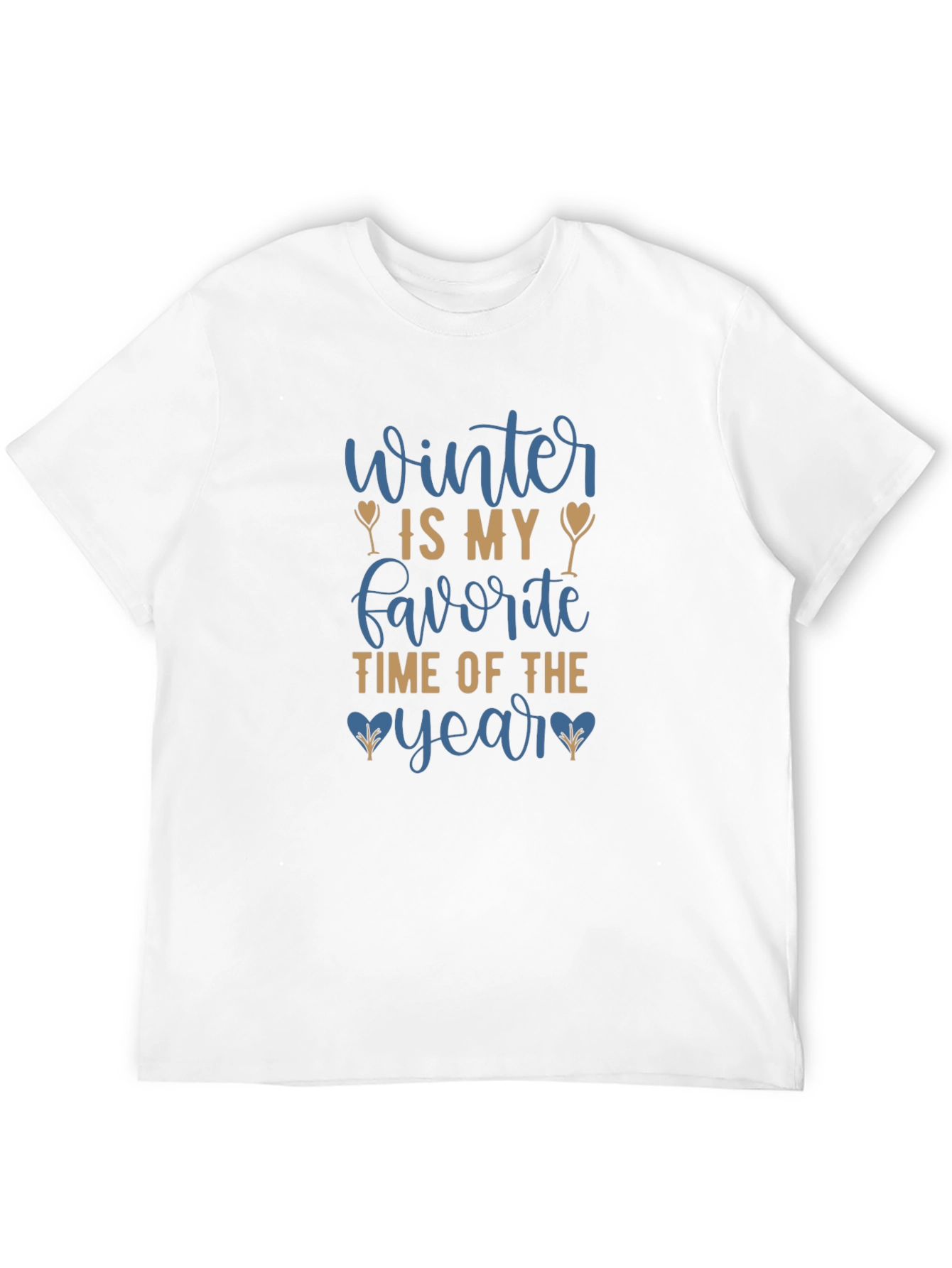 Black Winter Favorite Time T-Shirt view 12