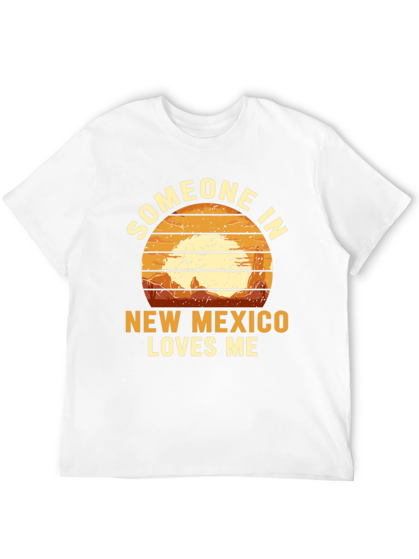 Black Someone in New Mexico Loves Me T-Shirt view 12
