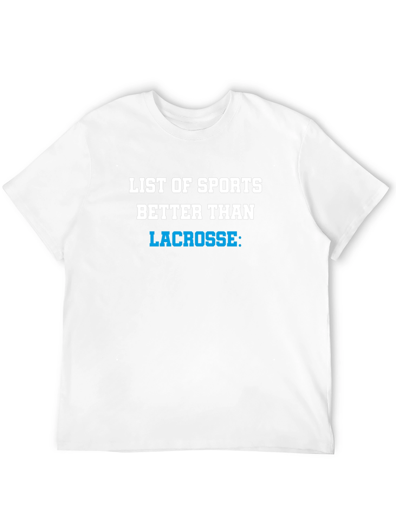 Black Funny Lacrosse Haters Graphic Tee view 12