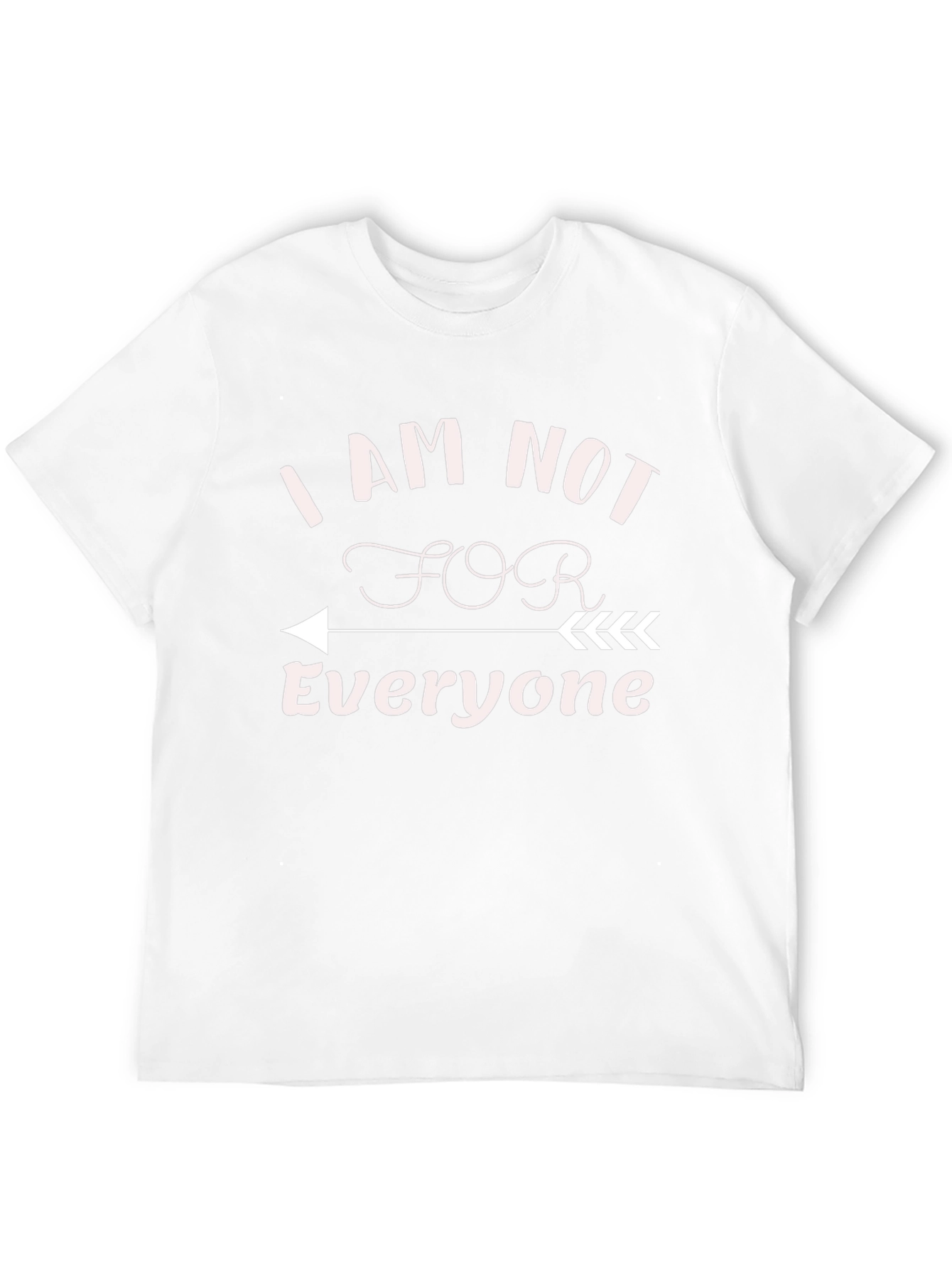 Black I Am Not For Everyone Graphic Tee view 12
