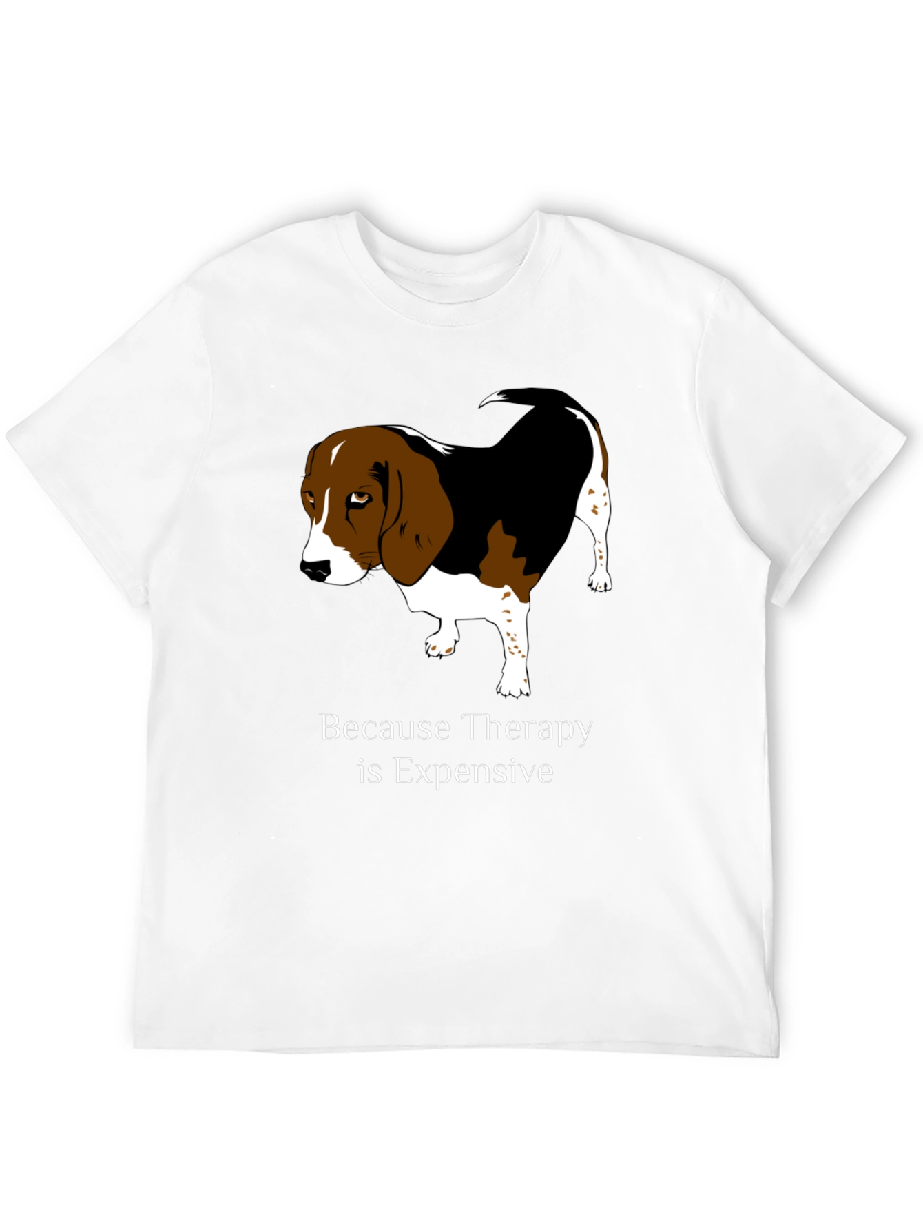 Black Dog Therapy T-Shirt - Because Therapy is Expensive view 12