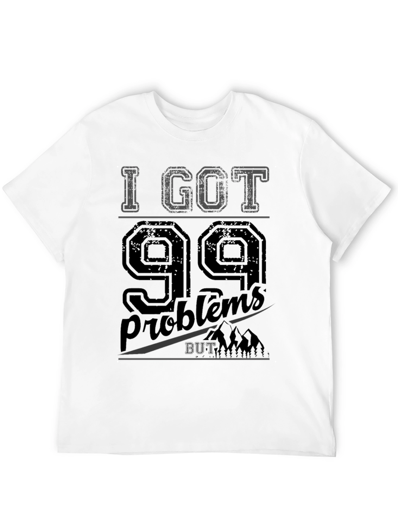 Black 99 Problems T-Shirt - Men's Graphic Tee view 12