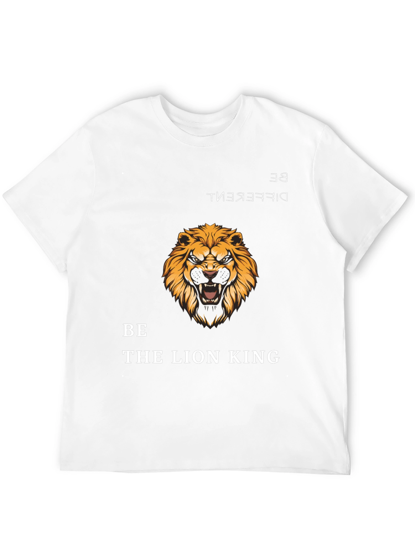 Black Lion King Graphic Tee - Be Different T-Shirt view 12