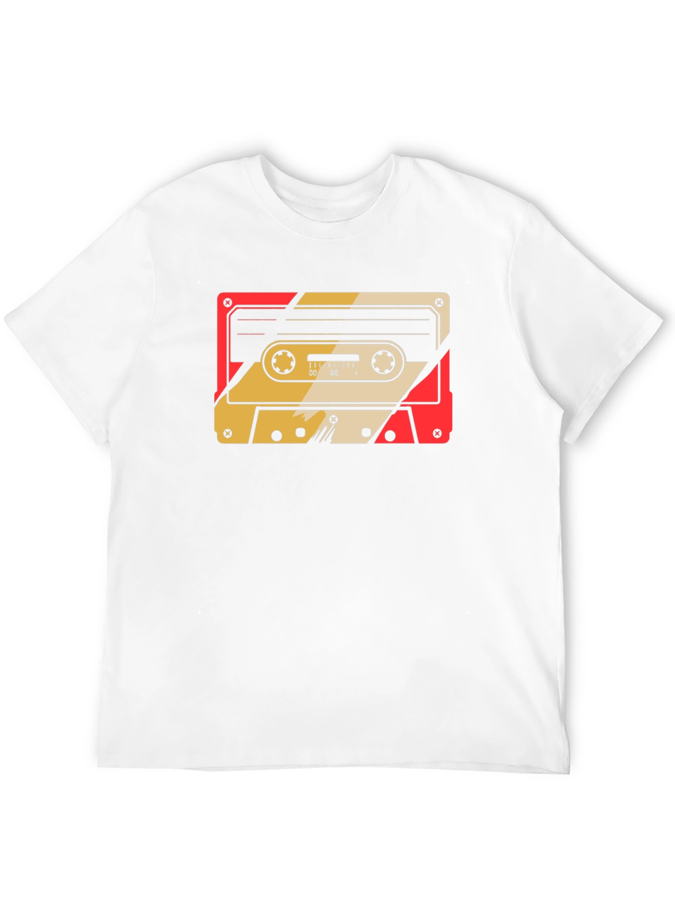 Black Retro Cassette Tape Graphic Tee - Classic Style view 12