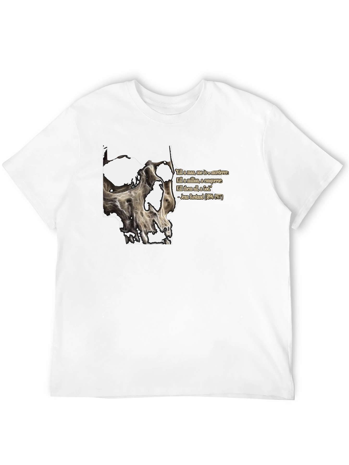 Black Skull Graphic T-Shirt view 12