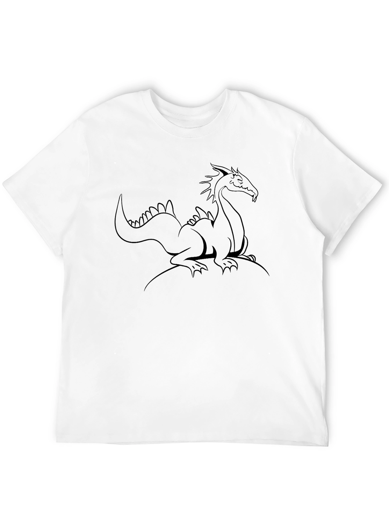 Black Dragon Graphic Tee - Men's Black T-Shirt view 12