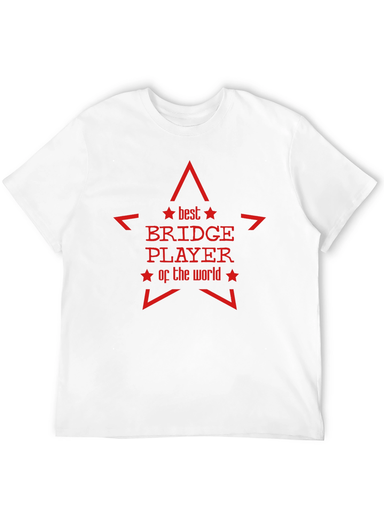 Black Best Bridge Player T-Shirt - Black view 12