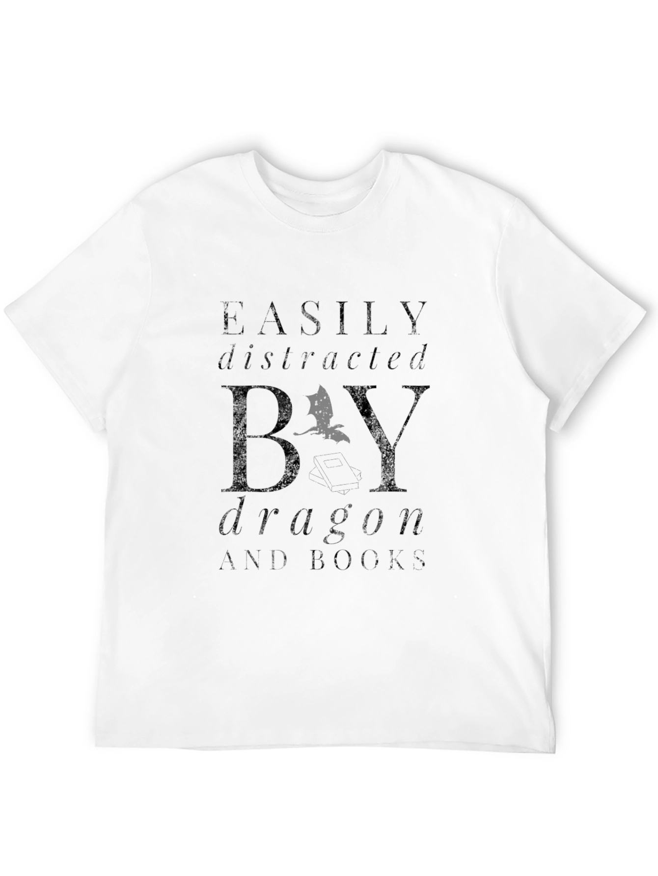 Black Dragon & Books T-Shirt view 12