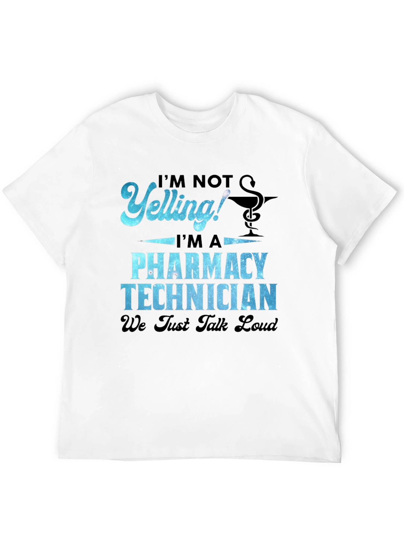 Black Pharmacy Technician T-Shirt - We Just Talk Loud! view 12