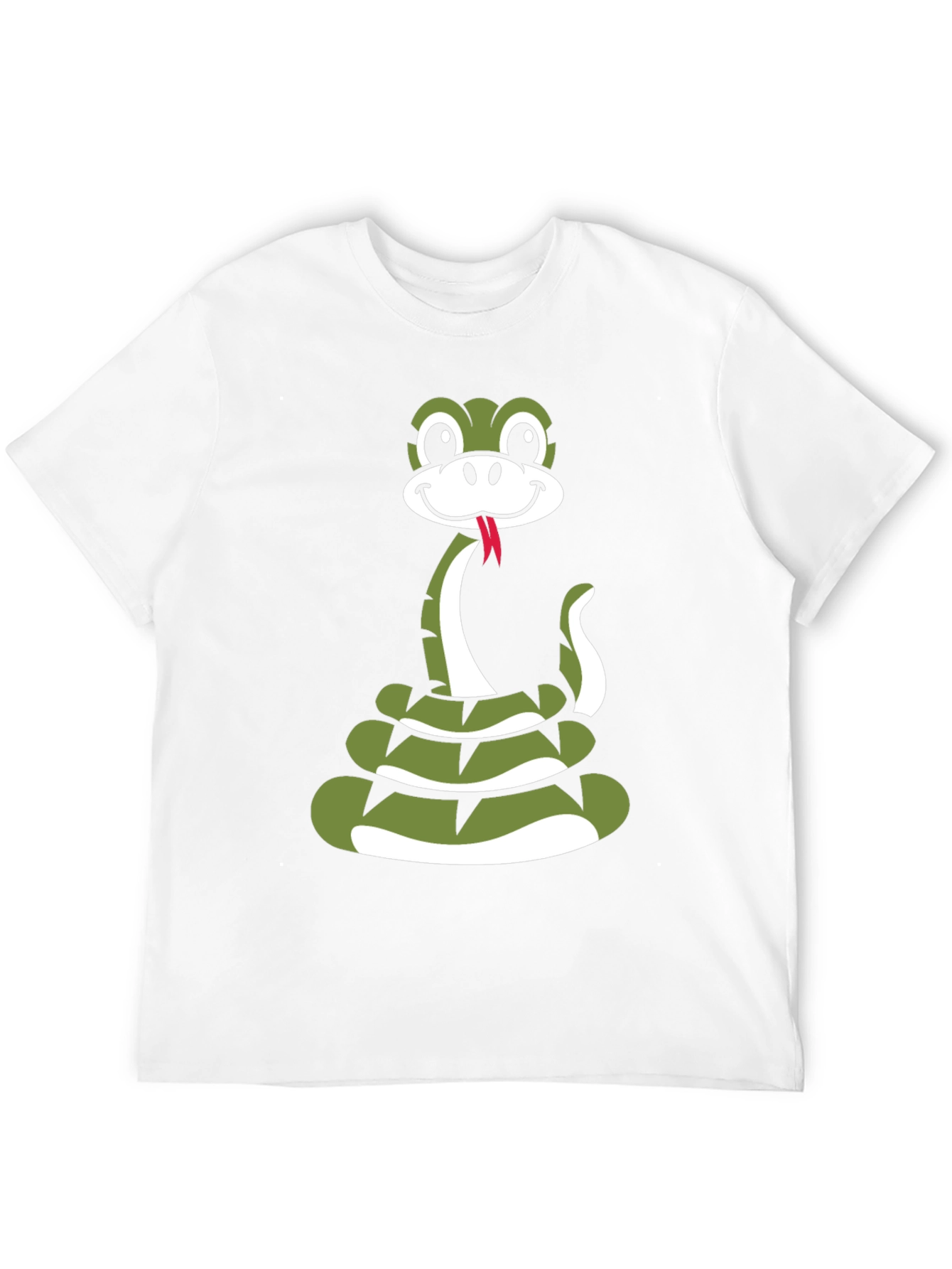 Black Snake Cartoon Graphic Black T-Shirt view 12