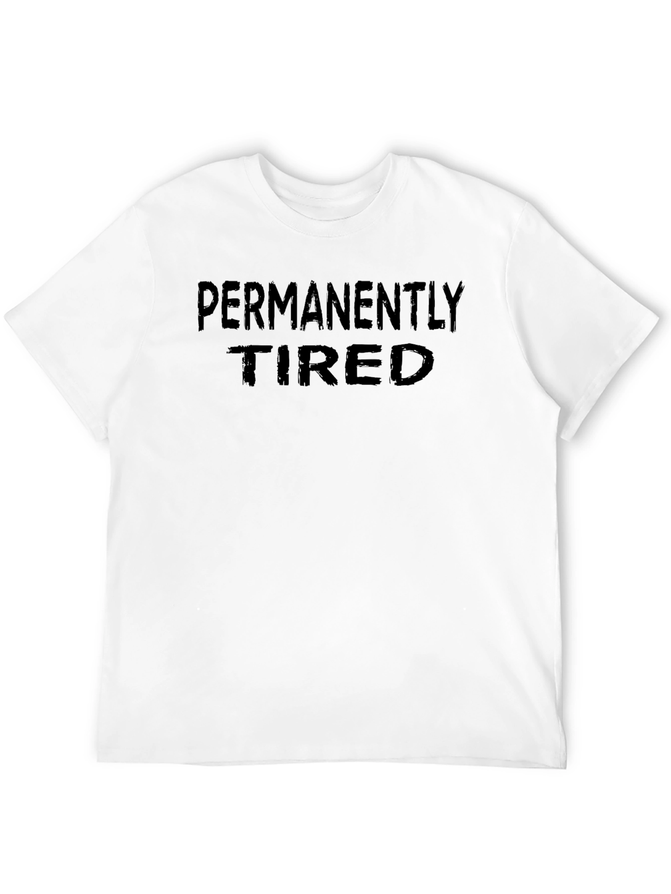 Black Permanently Tired Graphic T-Shirt - Relaxed Fit view 12