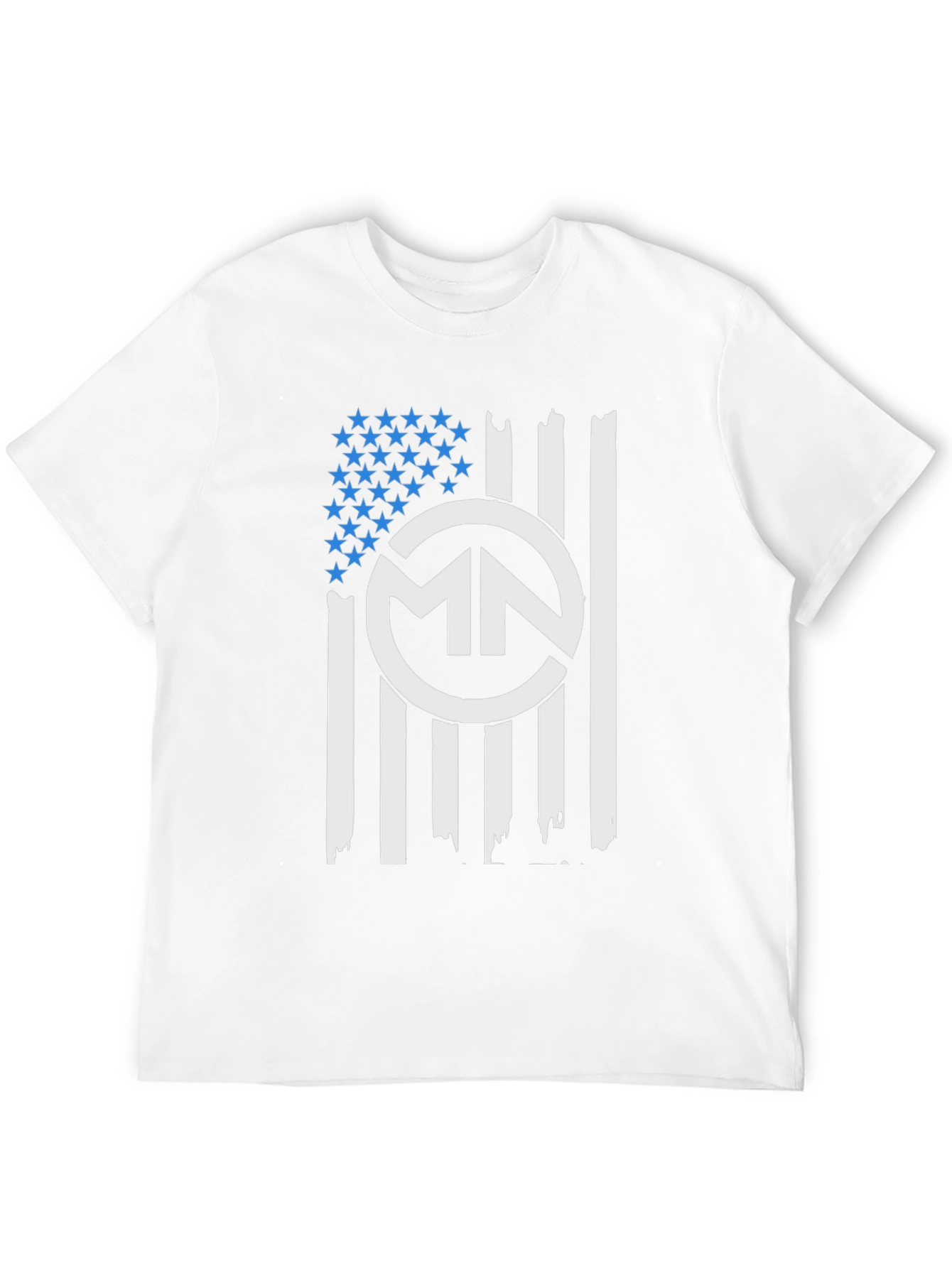 Black MN American Flag Graphic Tee - Patriotic Style view 12