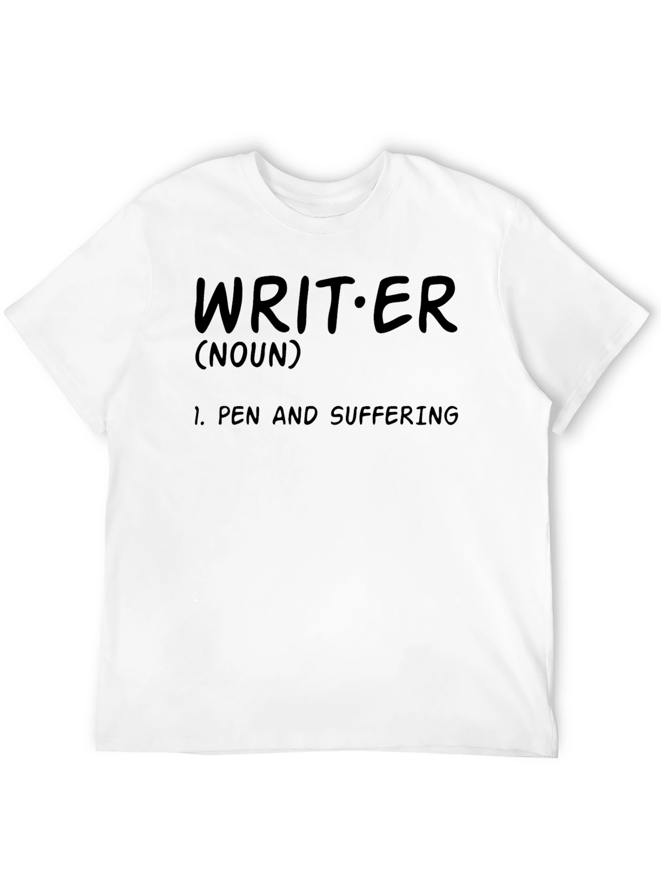 Black Writer Definition T-Shirt - Funny Novelist Tee view 12