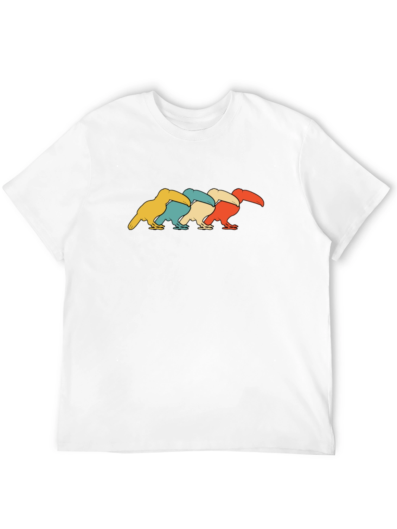 Black Retro Toucan T-Shirt - Graphic Tee view 12