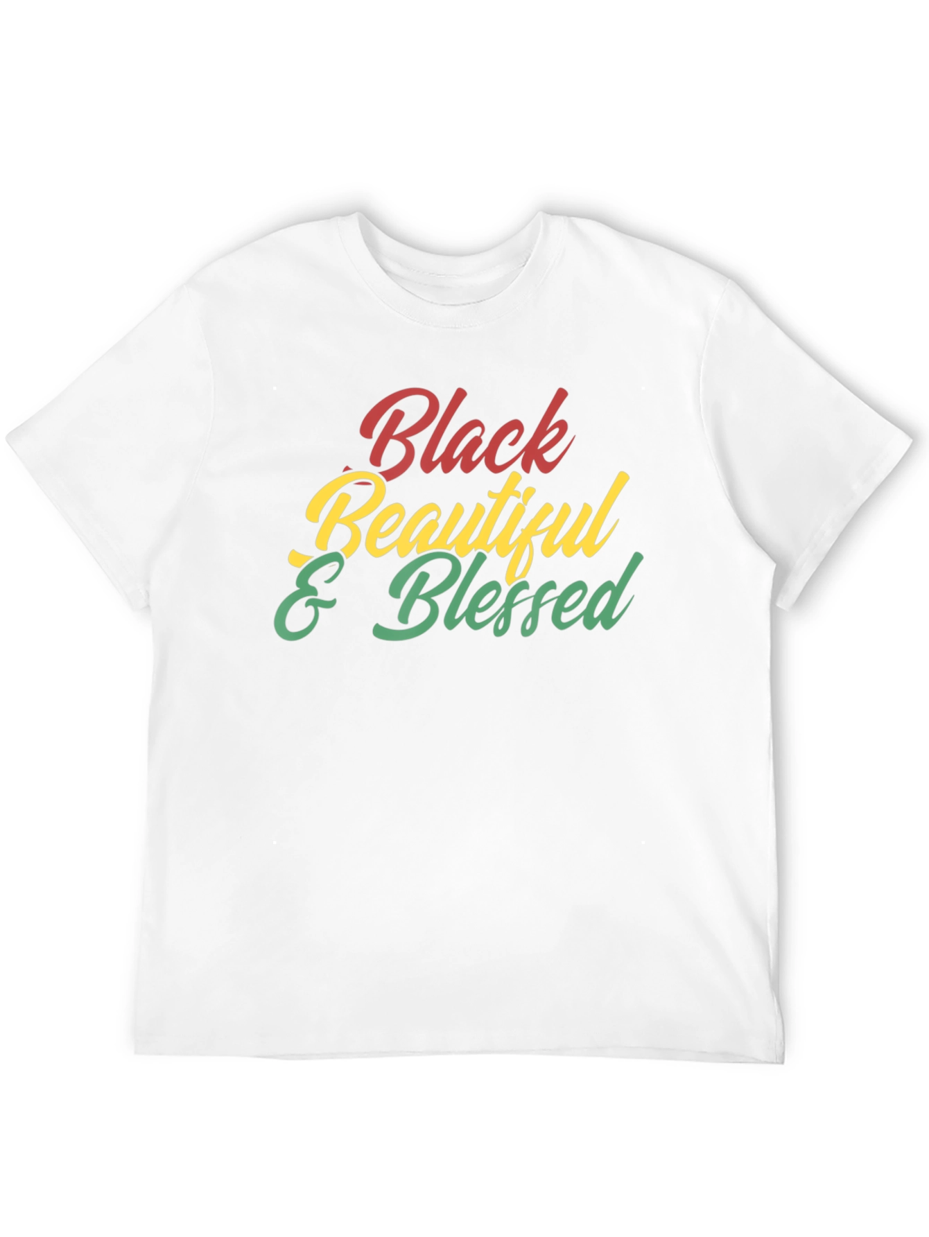 Black Black Beautiful & Blessed Graphic Tee view 12