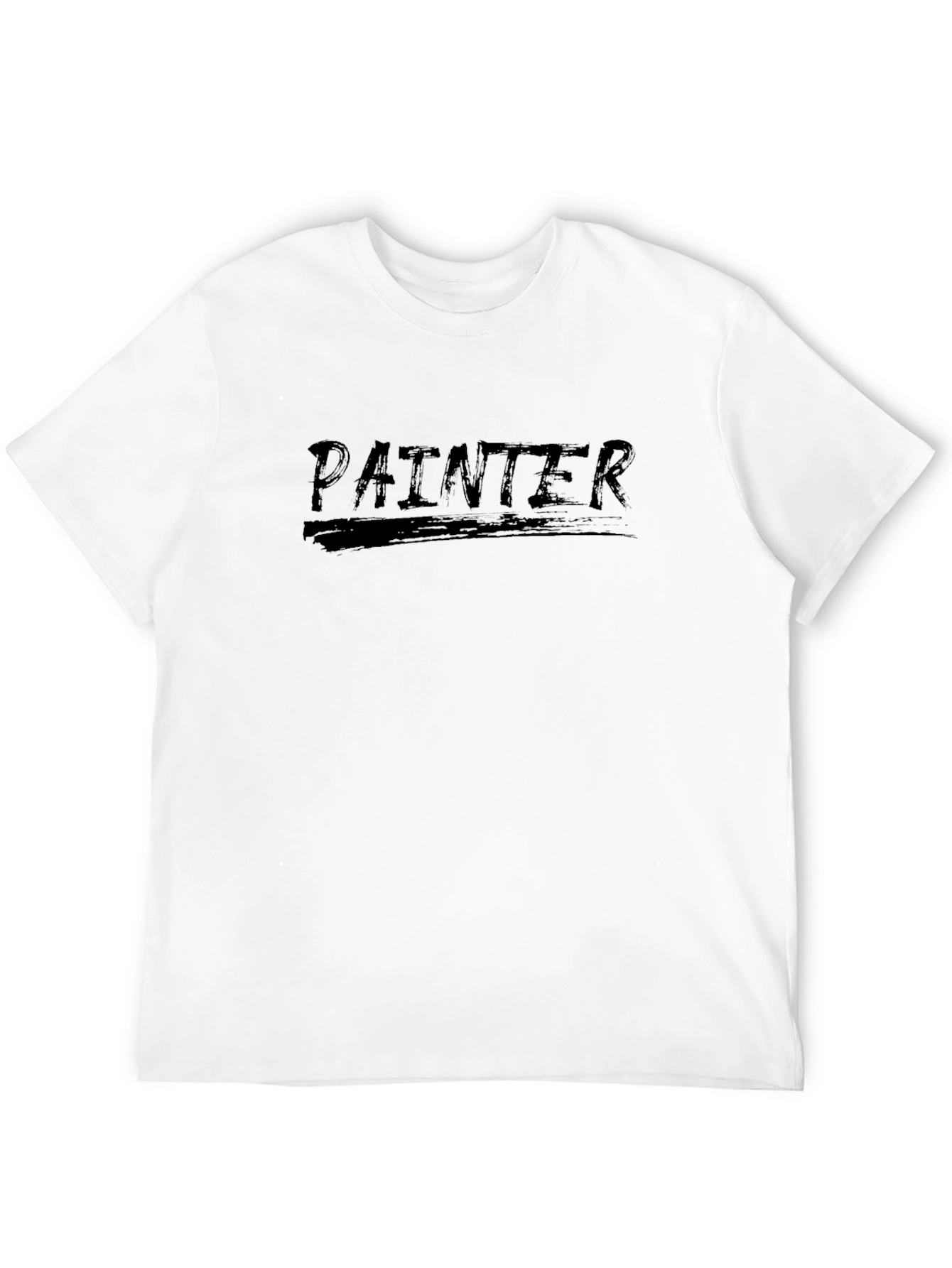 Black Painter Black T-Shirt - Artist Apparel view 12