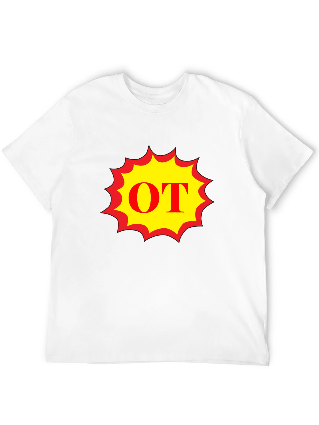 Black OT Burst T-Shirt - Bold Graphic Tee view 12