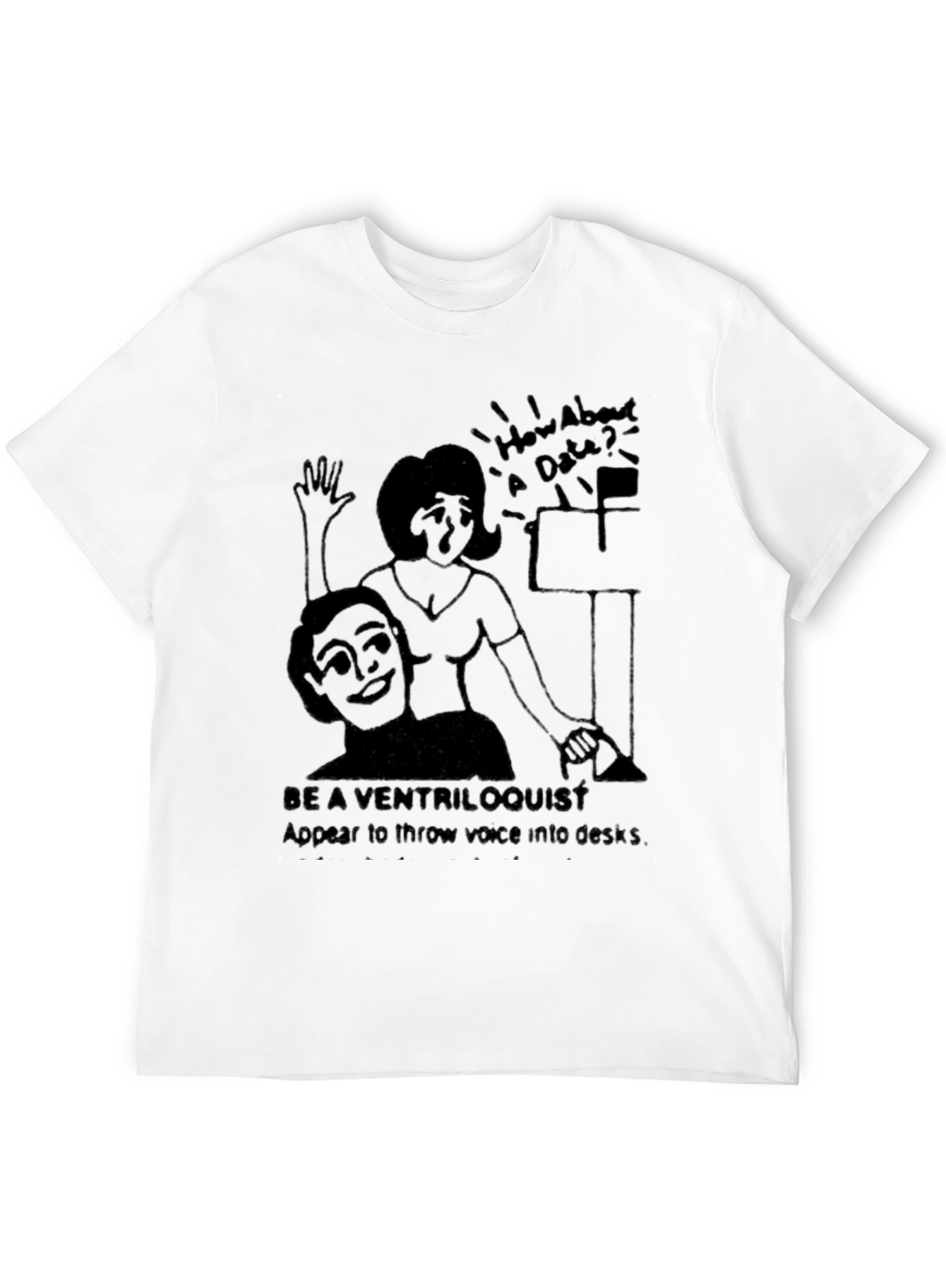 Black Be a Ventriloquist T-Shirt view 12