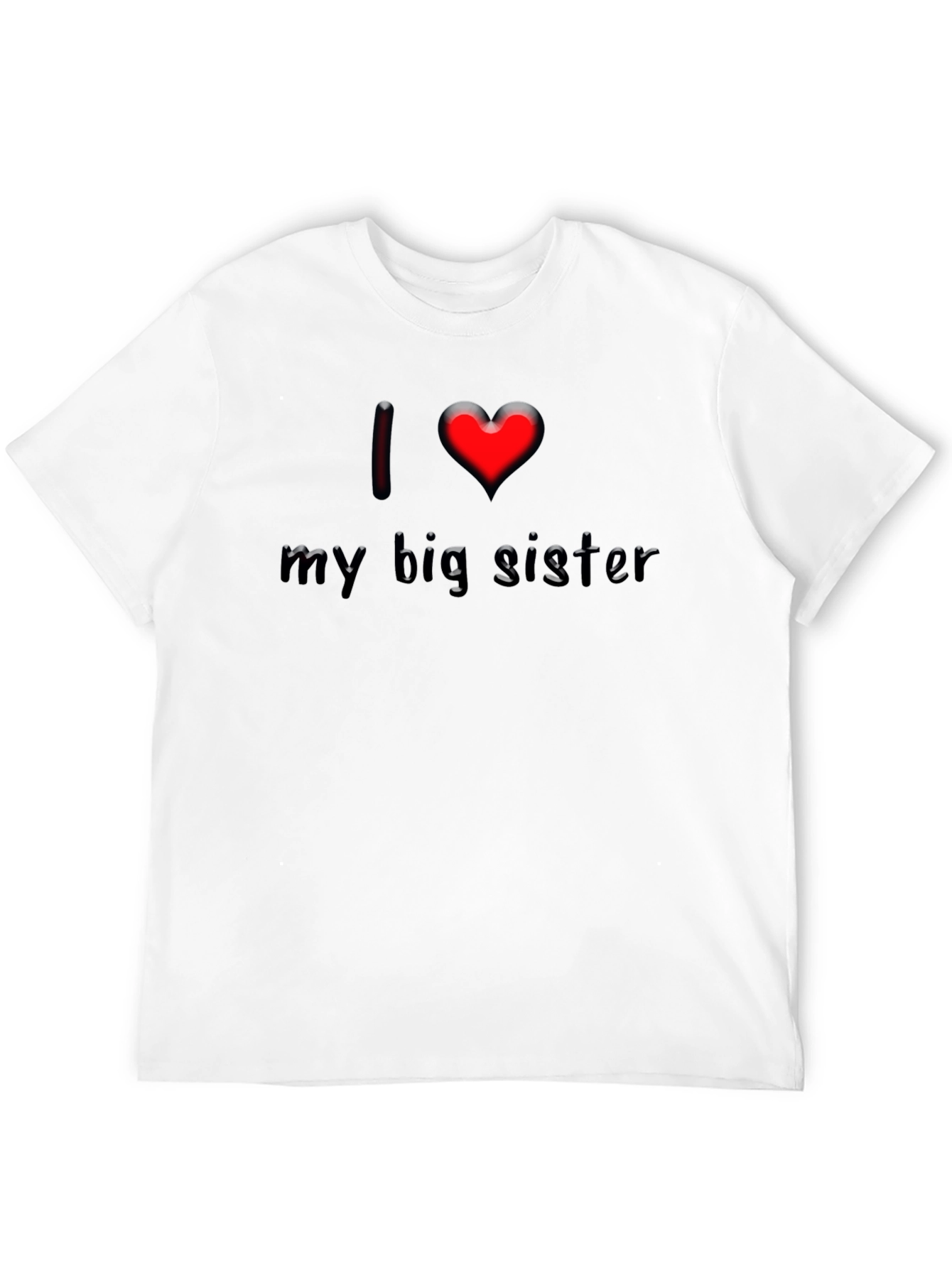 Black I Love My Big Sister Graphic T-Shirt view 12