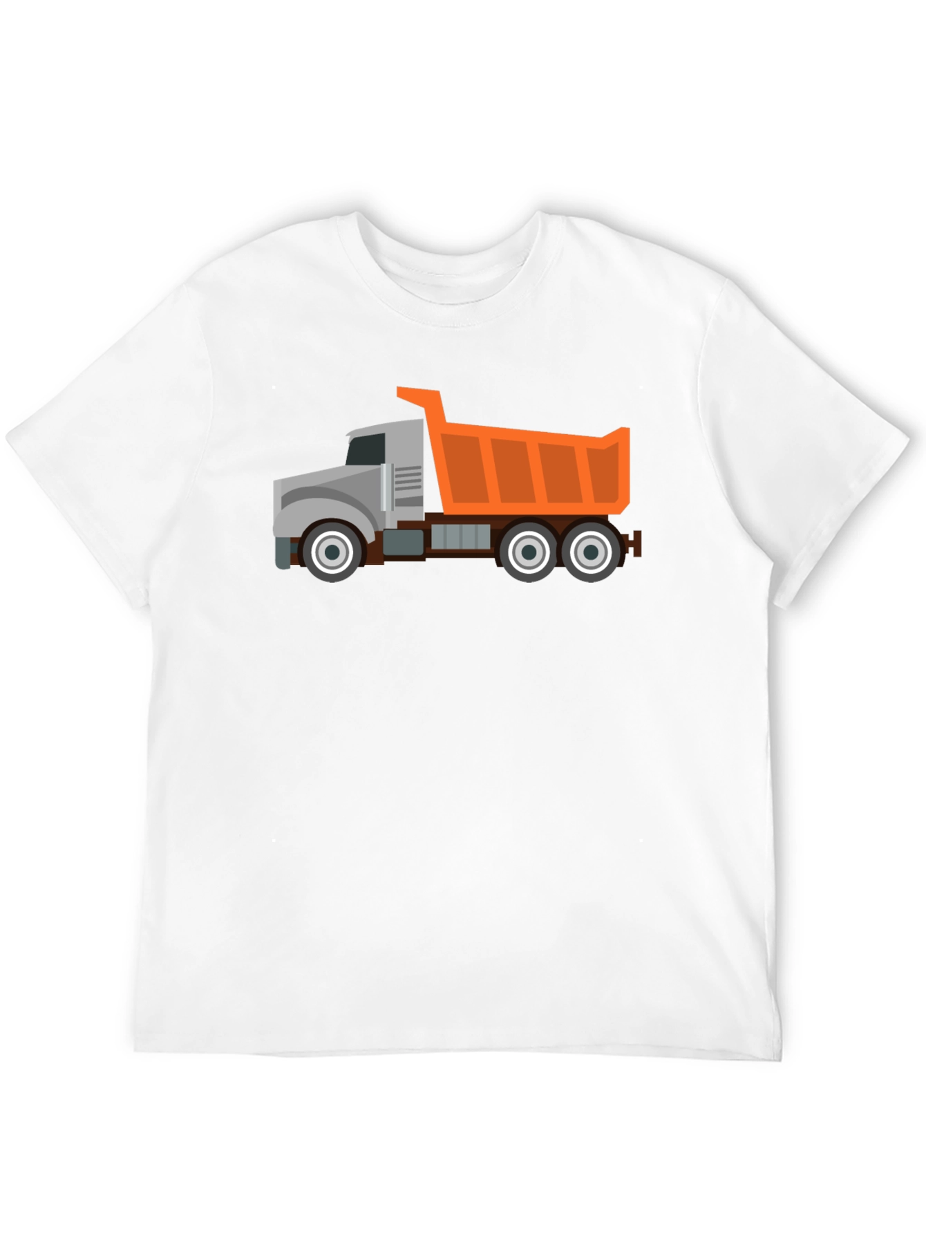 Black Dump Truck Graphic T-Shirt - Heavy Duty Fun! view 12