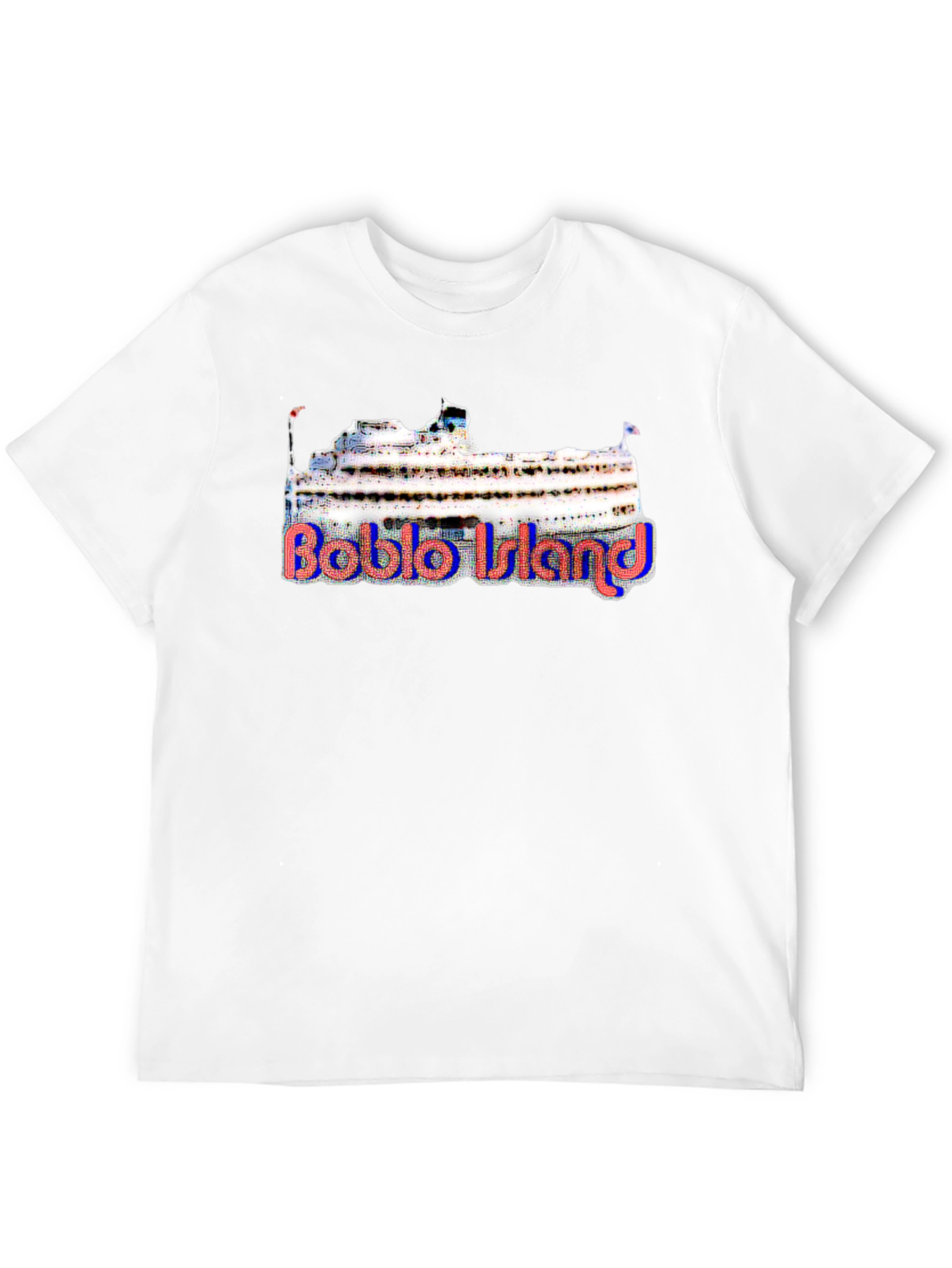 Black Boblo Island Cruise Ship T-Shirt view 12