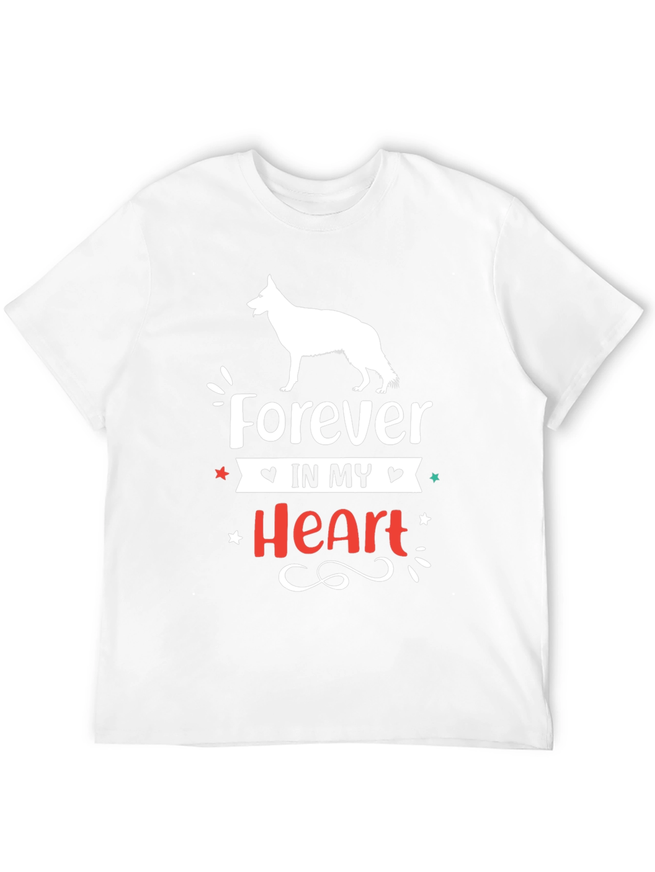Black Forever In My Heart Dog Lover T-Shirt view 12