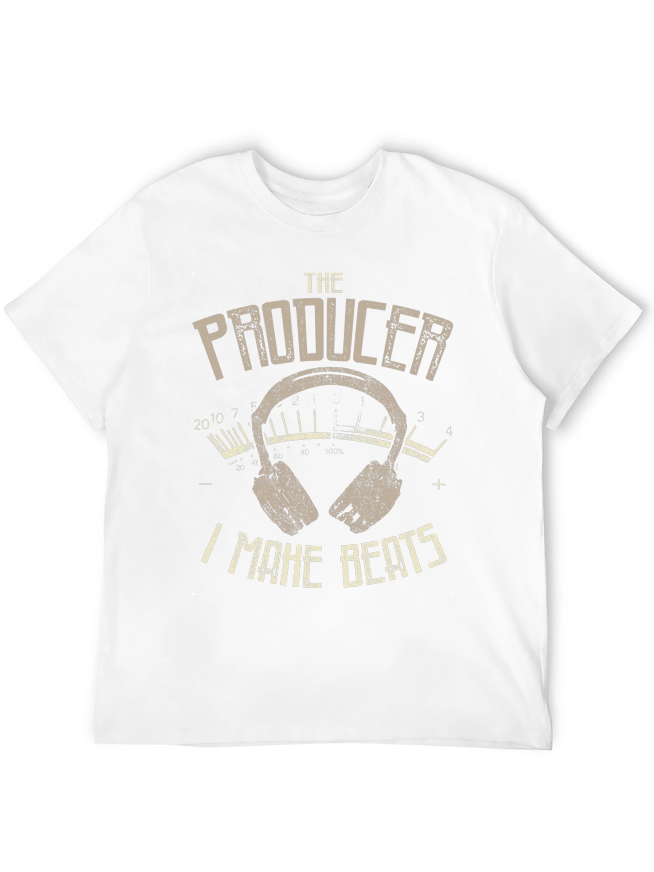 Black Producer I Make Beats Black Graphic Tee view 12