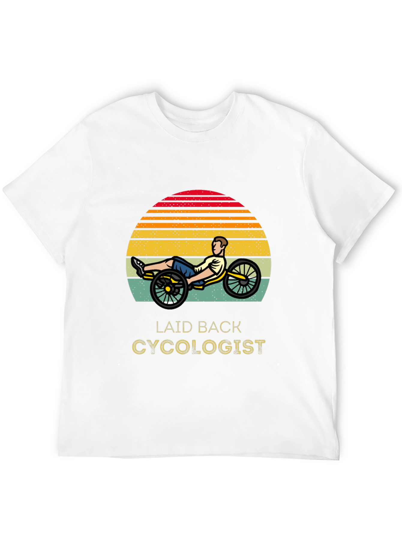 Black Laid Back Cycologist T-Shirt view 12