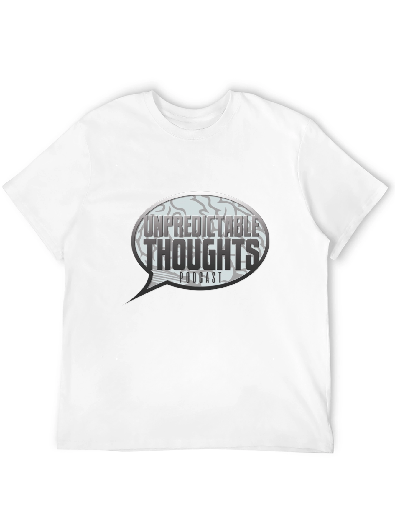 Unpredictable Thoughts Podcast Black T-Shirt - 12