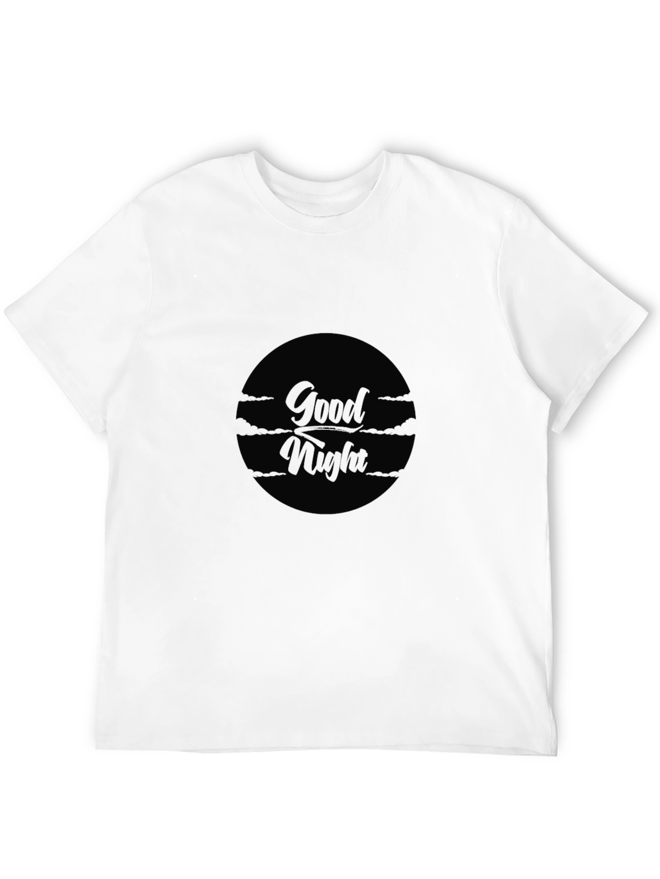 Black Good Night Black Graphic Tee - Premium Quality view 12