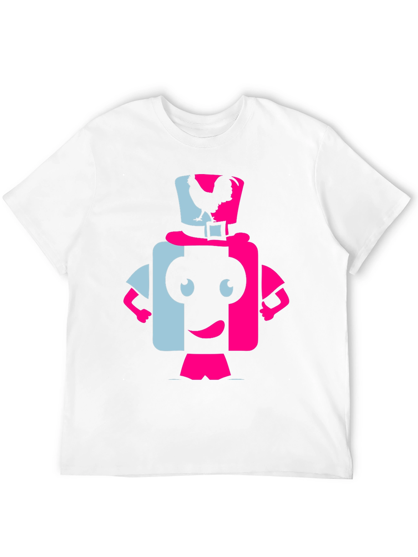 Black Funky Rooster Character Graphic Tee view 12