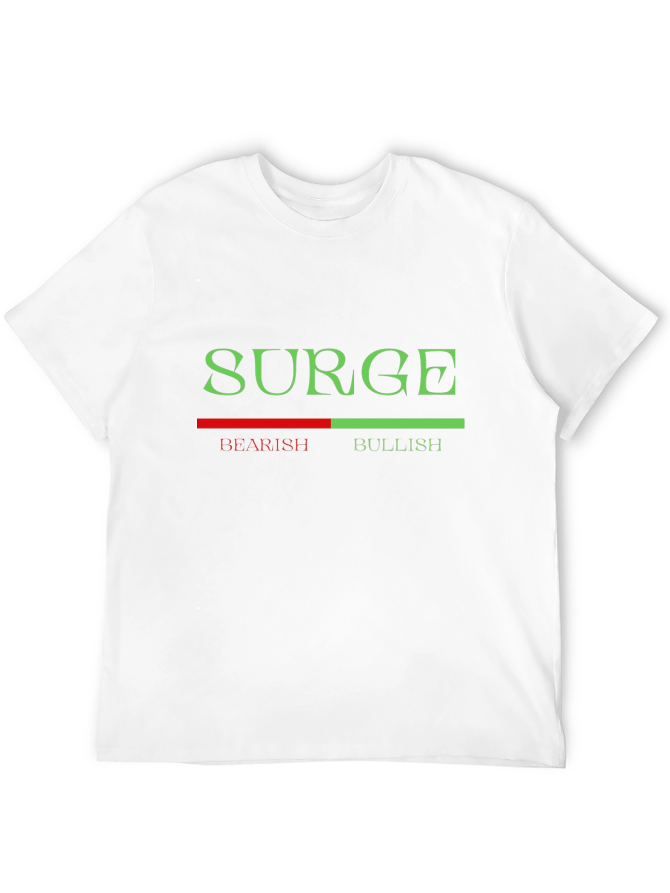 Black Surge Bearish Bullish Graphic Tee - Trader T-Shirt view 12