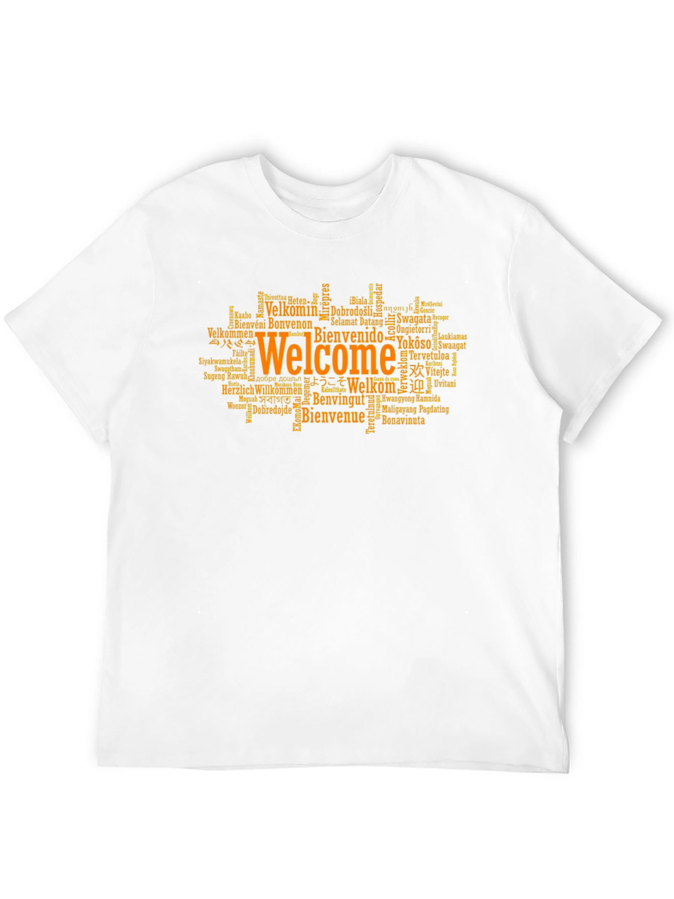 Black Welcome Around The World Graphic T-Shirt view 12