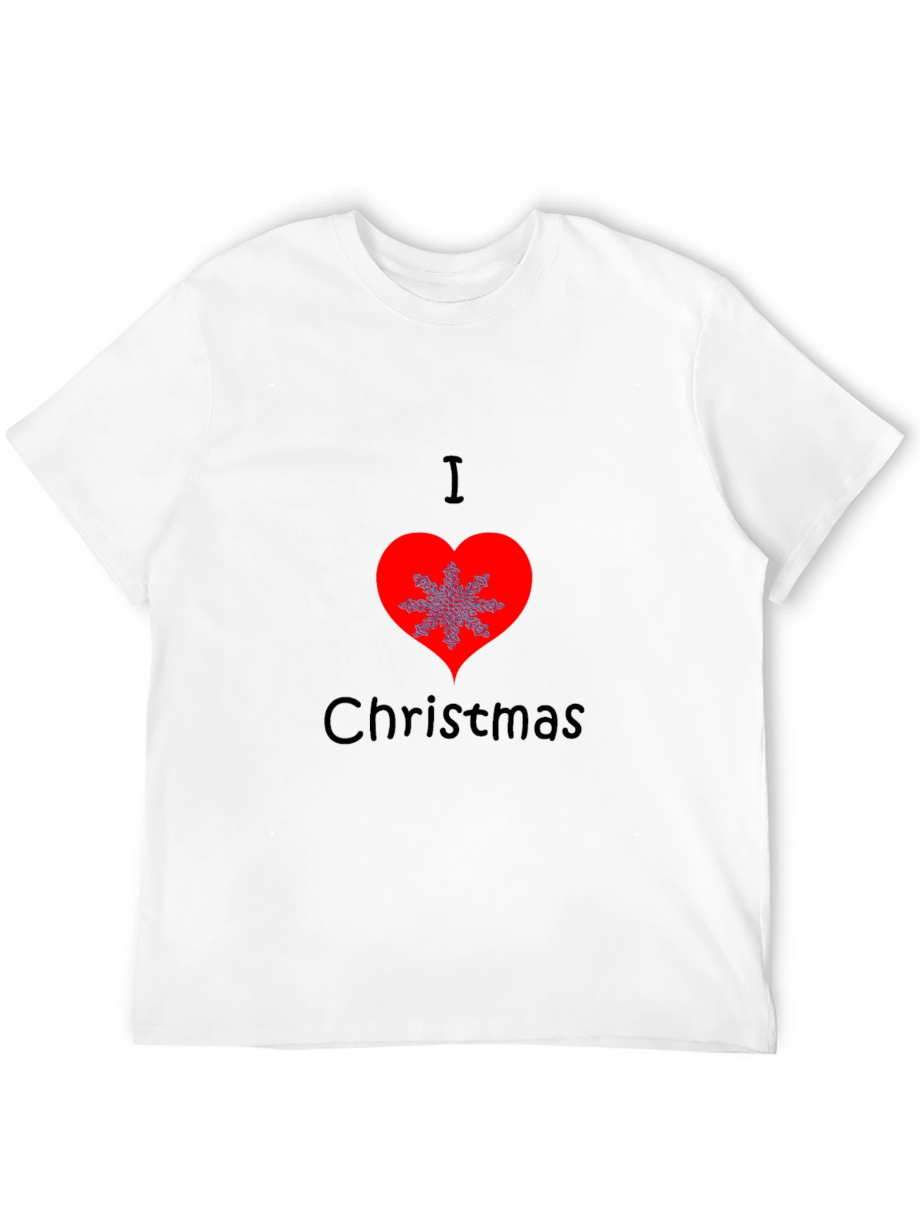 I Love Christmas T-Shirt Holiday Graphic Tee - 12