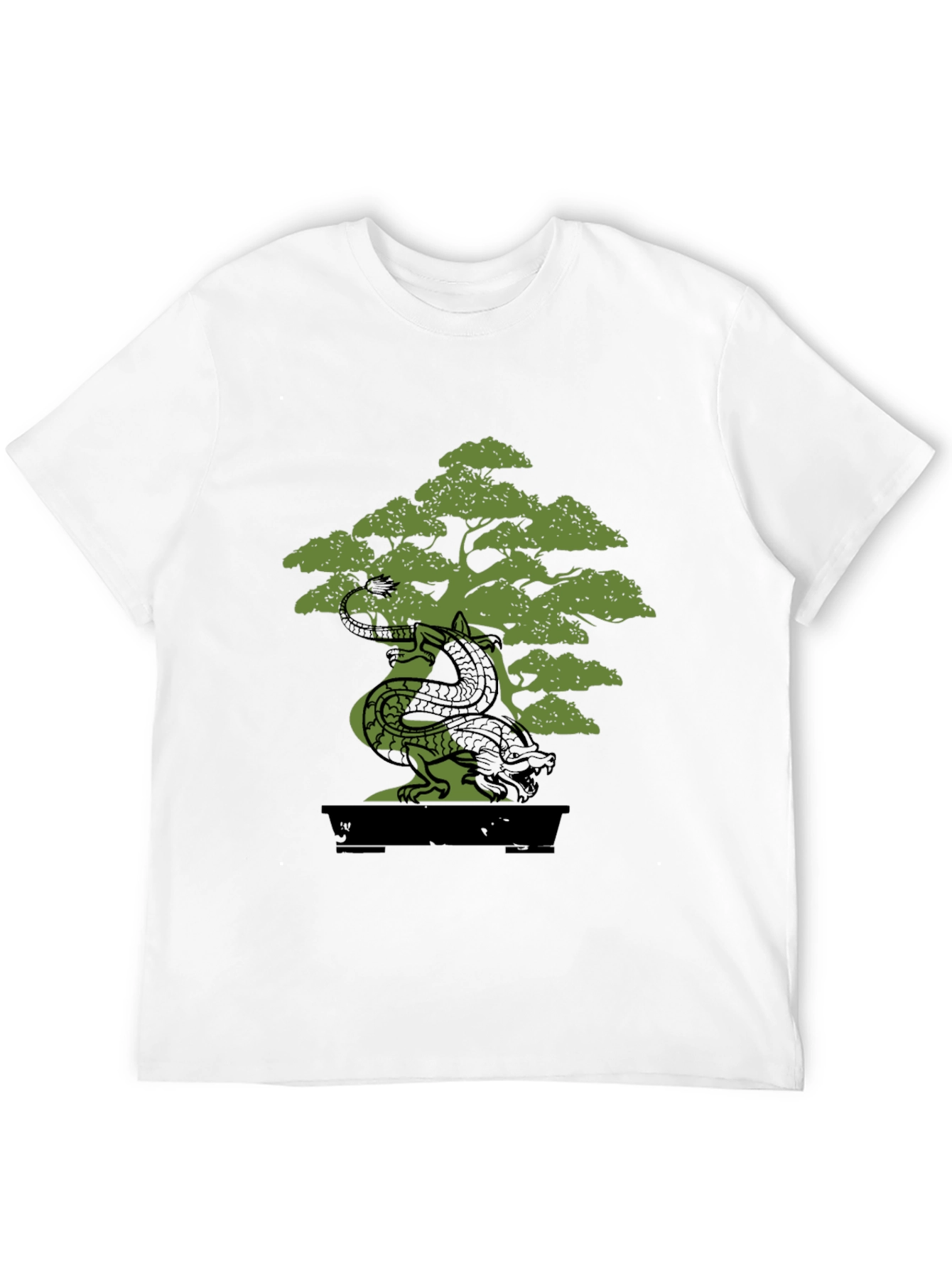 Black Dragon Bonsai Graphic Tee - Unique Design view 12
