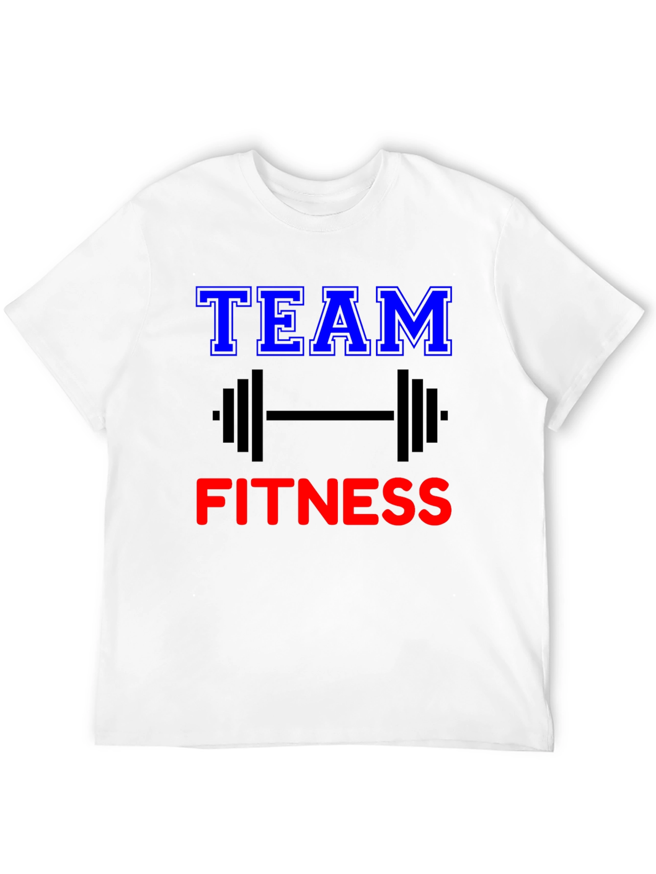 Black Team Fitness Graphic Tee - Gym Workout Shirt view 12